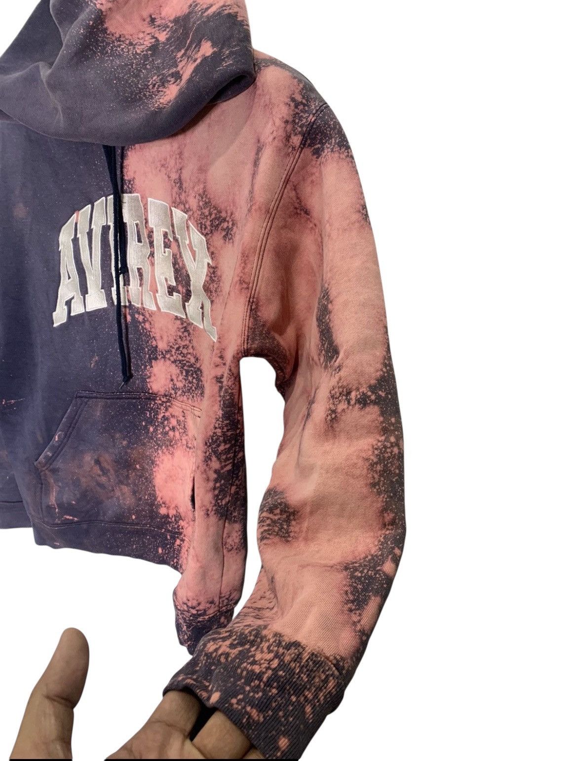 Vintage Avirex Hoodie spellout Two tone Size US M / EU 48-50 / 2 - 6 Thumbnail
