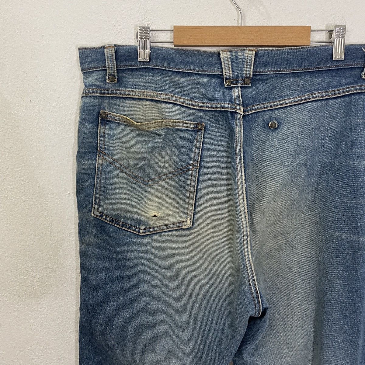 Lancel Vintage Lancel Distressed Denim Jeans Size US 37 - 9 Thumbnail