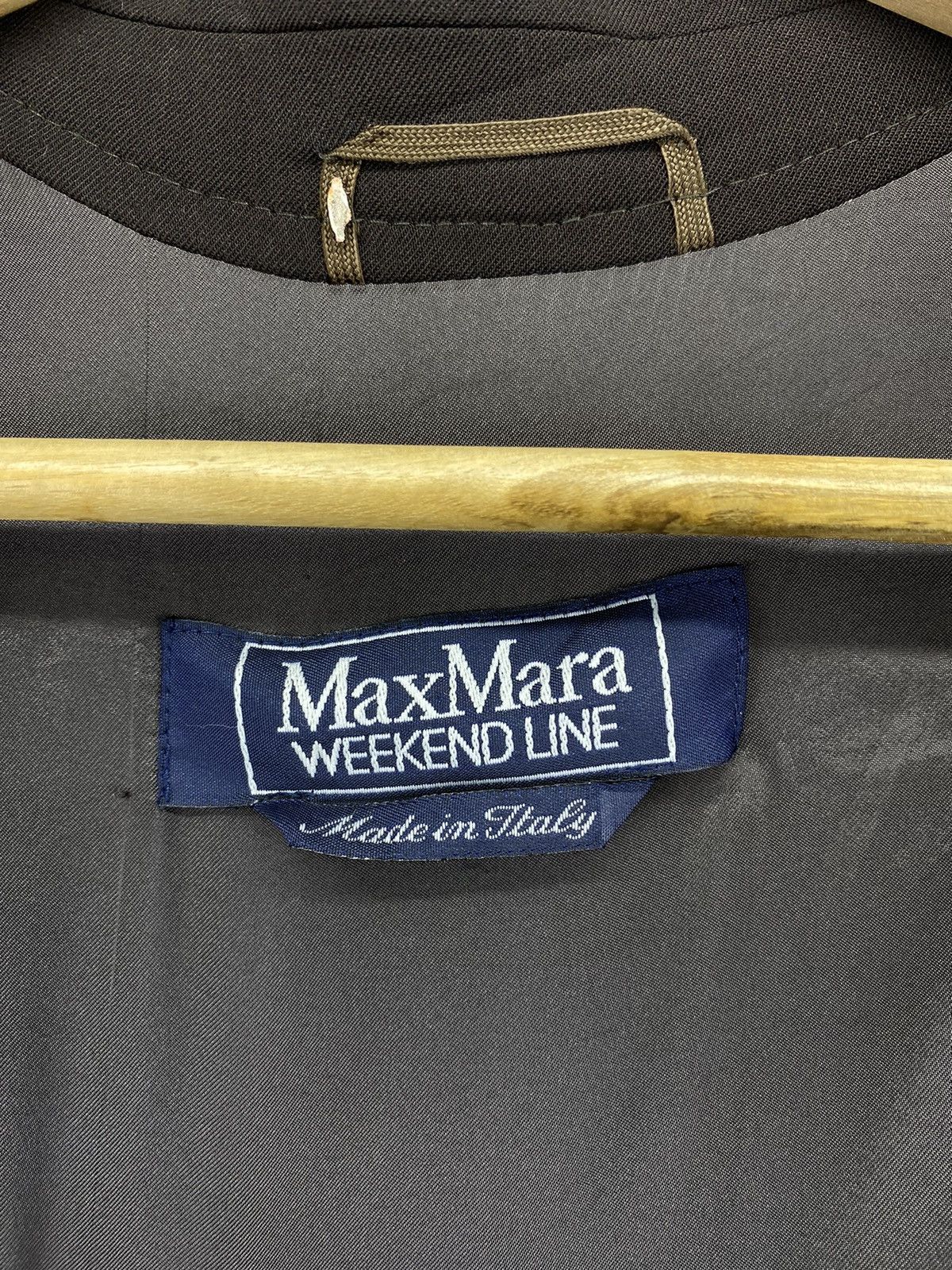 Max Mara × Vintage Vintage Max Mara Weekend Line Wool Coat Jacket Size M / US 6-8 / IT 42-44 - 7 Thumbnail
