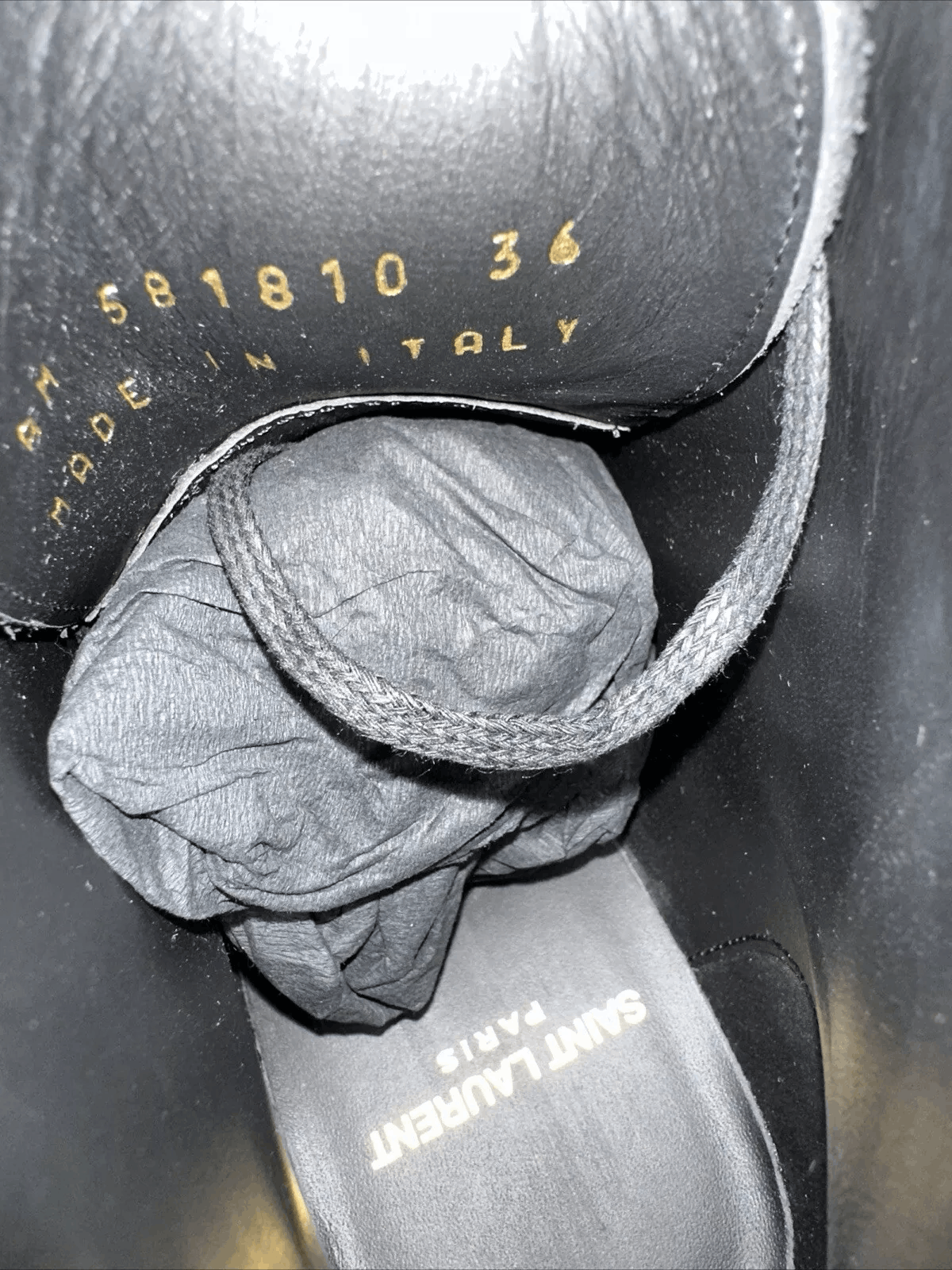 Yves Saint Laurent Saint Laurent Army Ankle Black Bootie 20 Boots / EU 36 Size US 5.5 / IT 35.5 - 8 Thumbnail