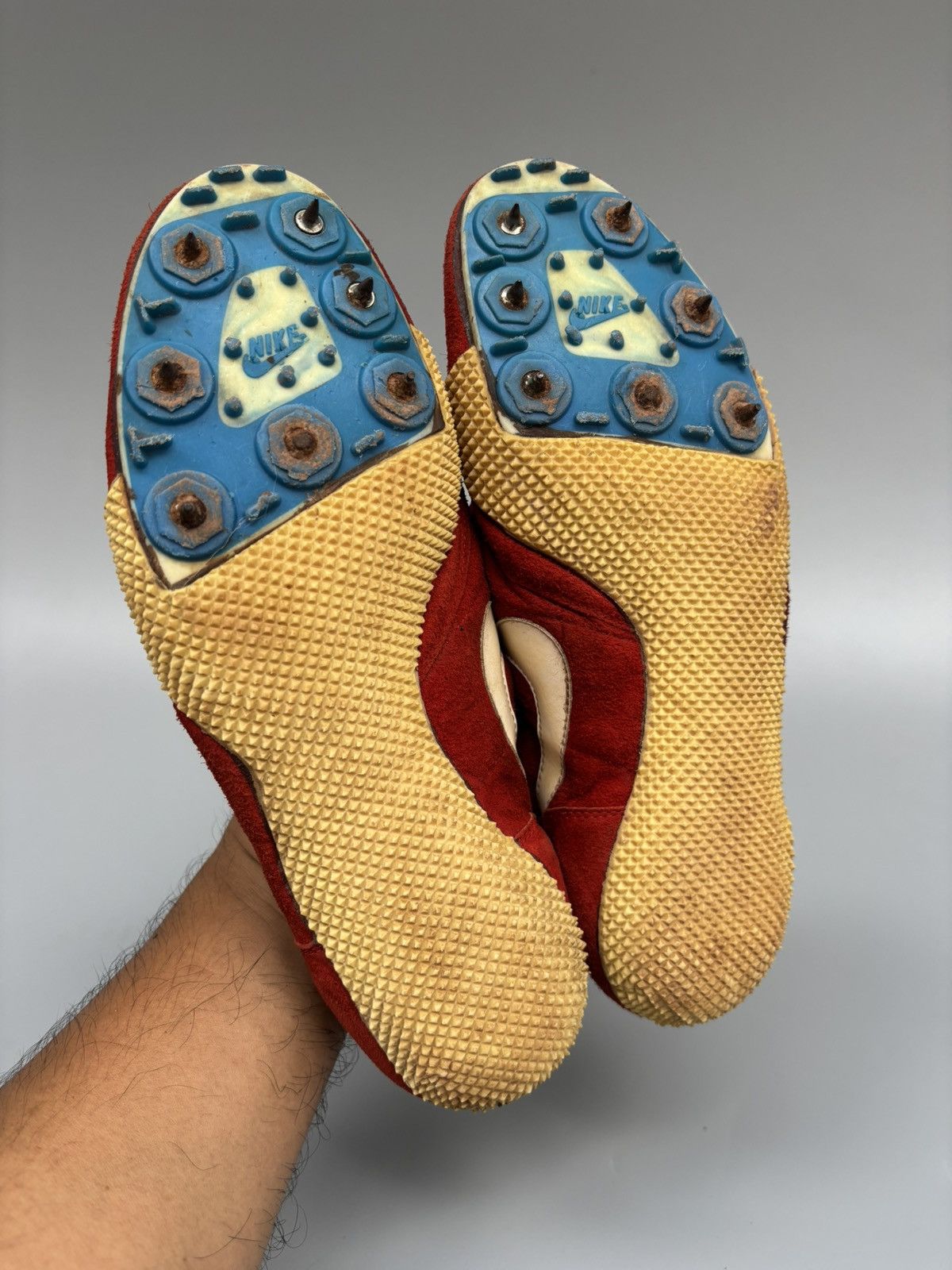 Nike Collector’s Piece! 1980s Nike Americas Track Suede Spikes Size US 7 / EU 40 - 20 Thumbnail