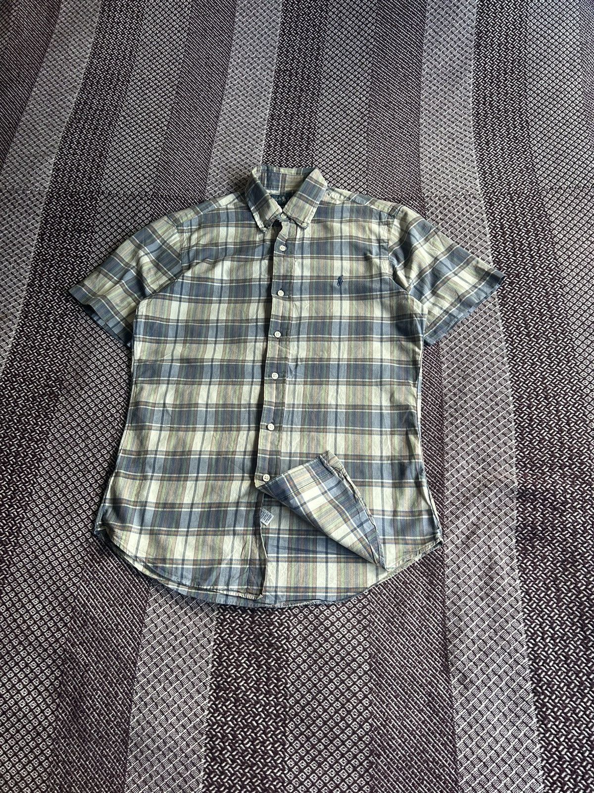 Polo Ralph Lauren Vintage Polo Ralph Lauren Custom Fit Striped Shirt Size S Size US S / EU 44-46 / 1 - 4 Thumbnail