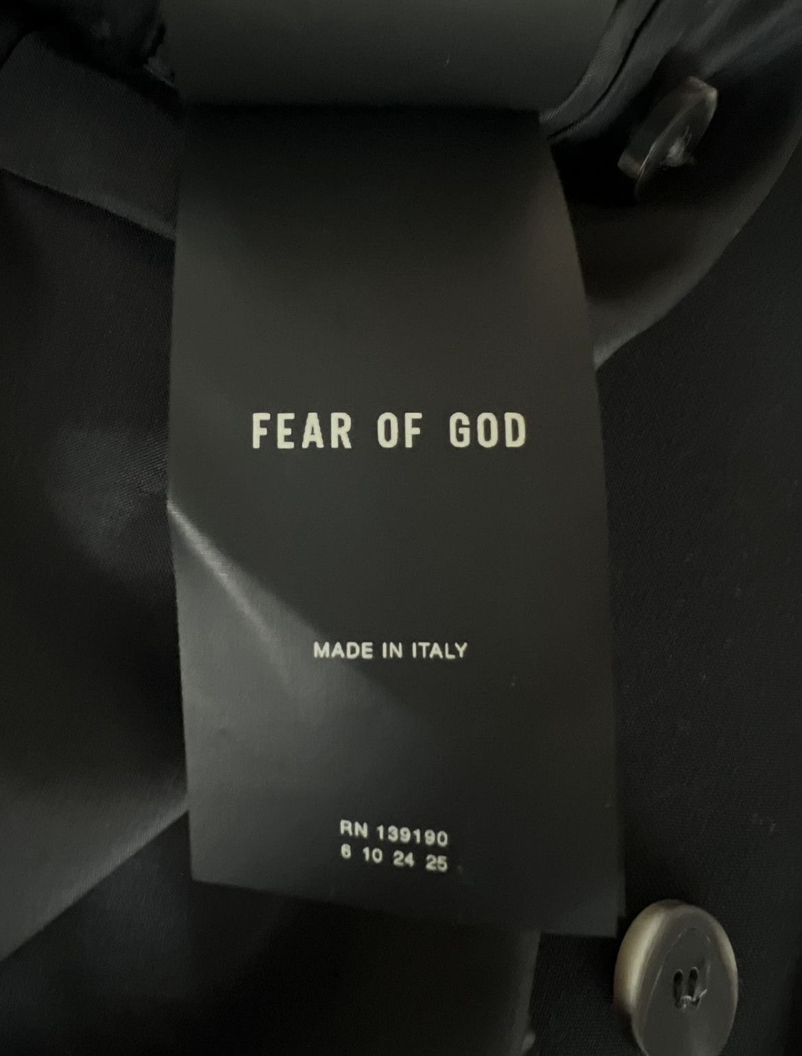Fear of God Fear of God Eternal Wool California Blazer Size 50L - 9 Thumbnail