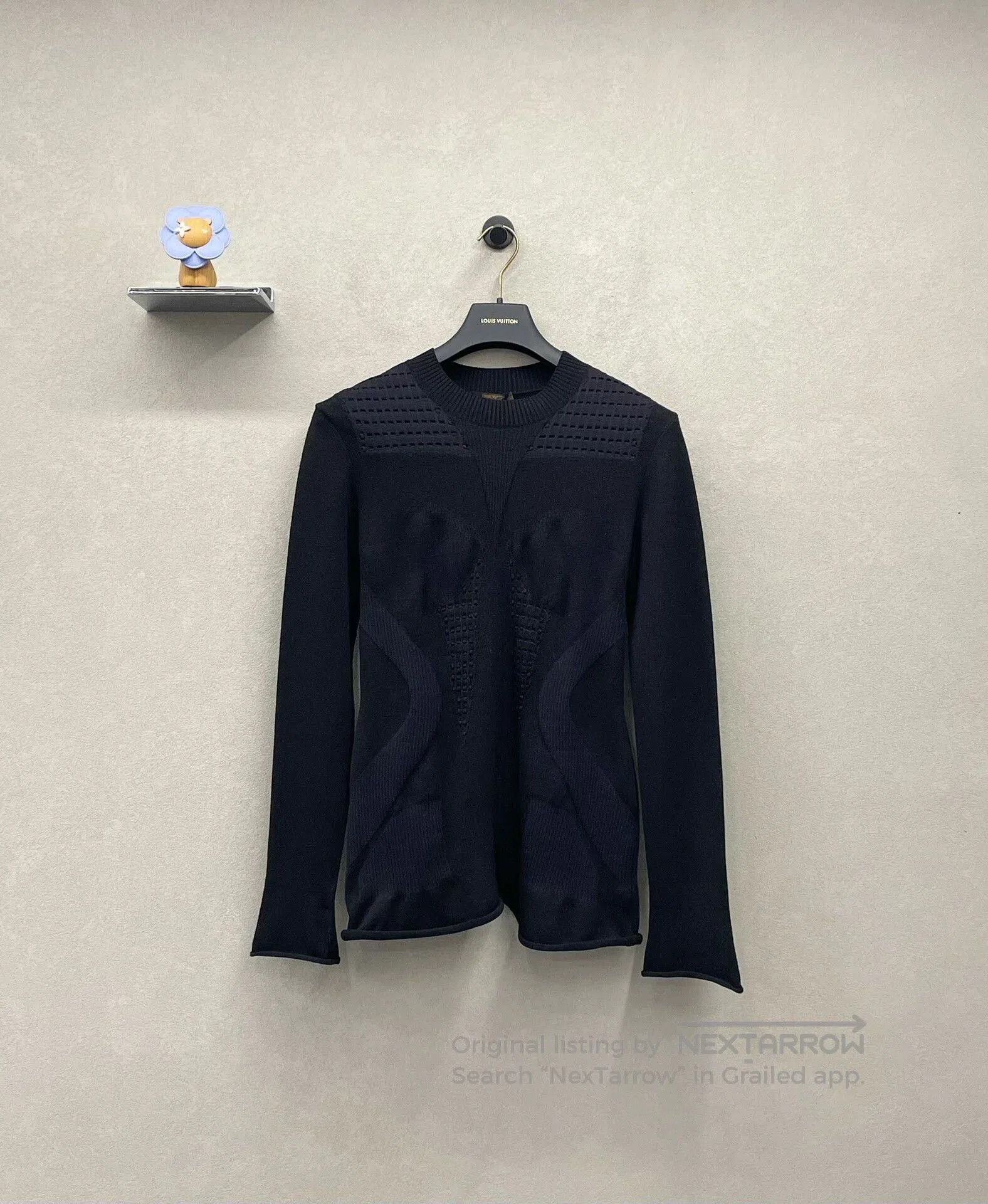 Louis Vuitton black fitted knit sweater by louis vuitton. Size US M / EU 48-50 / 2 - 1 Thumbnail