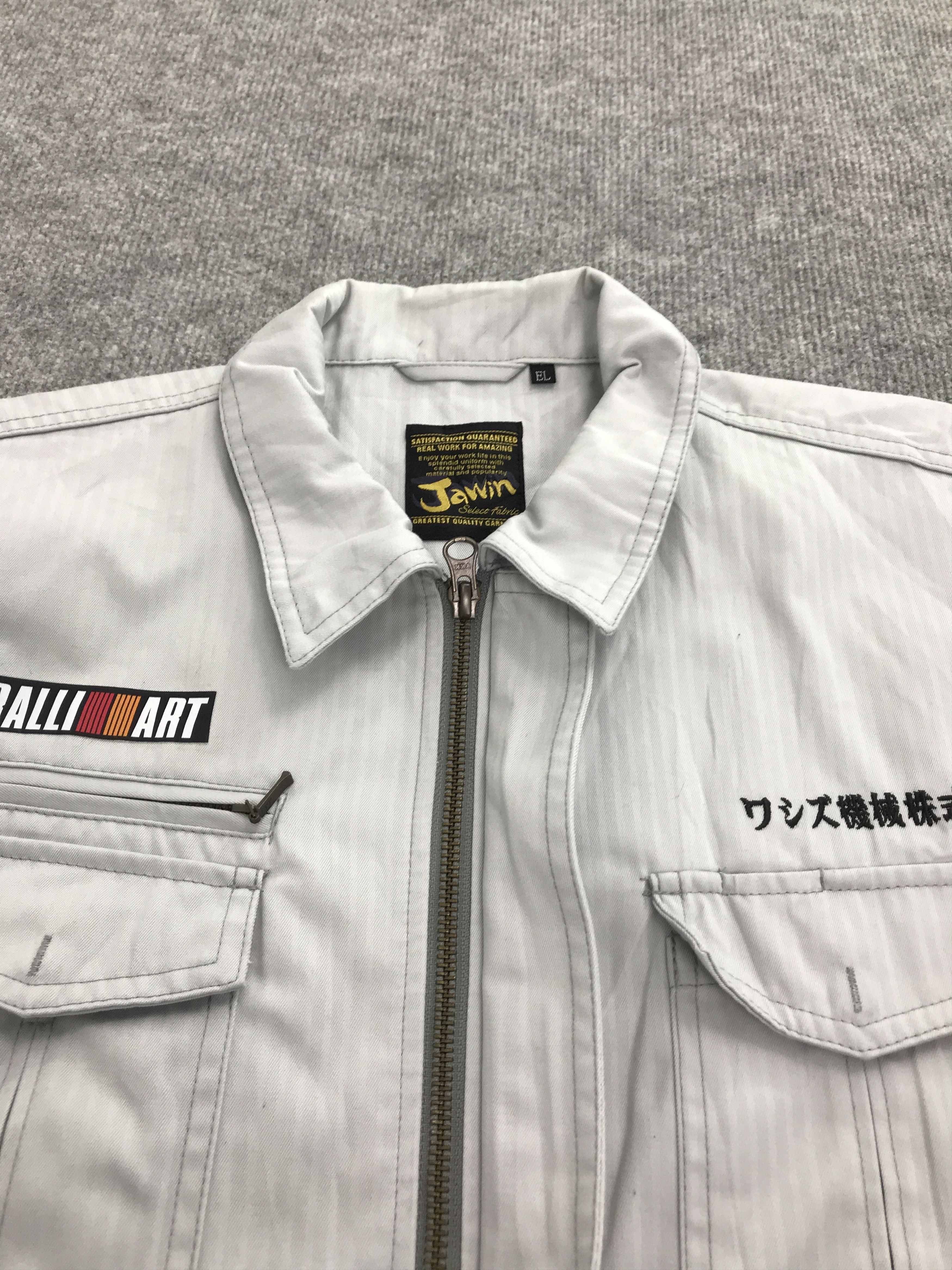 Japanese Brand MITSUBISHI RACING WORK UNIFORM CUSTOM JACKET Size US L / EU 52-54 / 3 - 13 Thumbnail