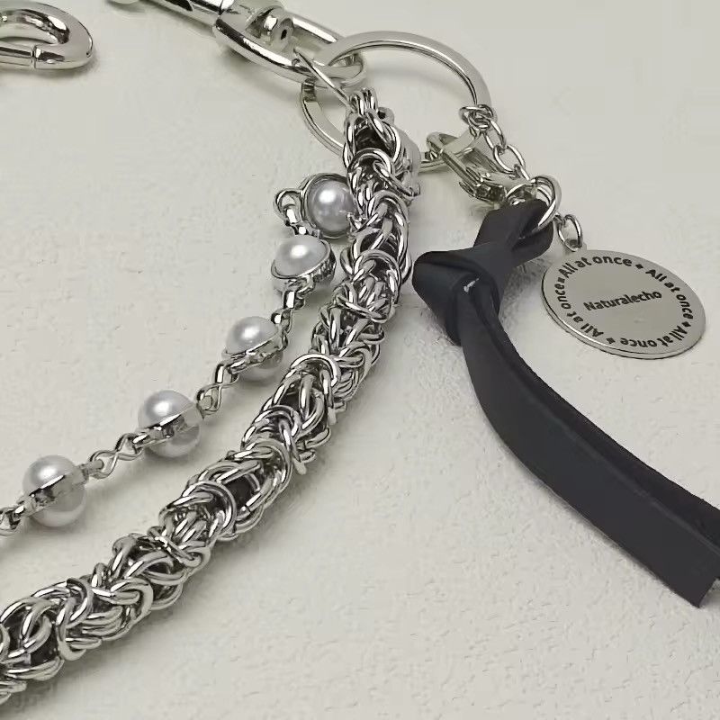 Designer Bilayer Clamp Beads Biker Chain Punk Style Size ONE SIZE - 5 Thumbnail