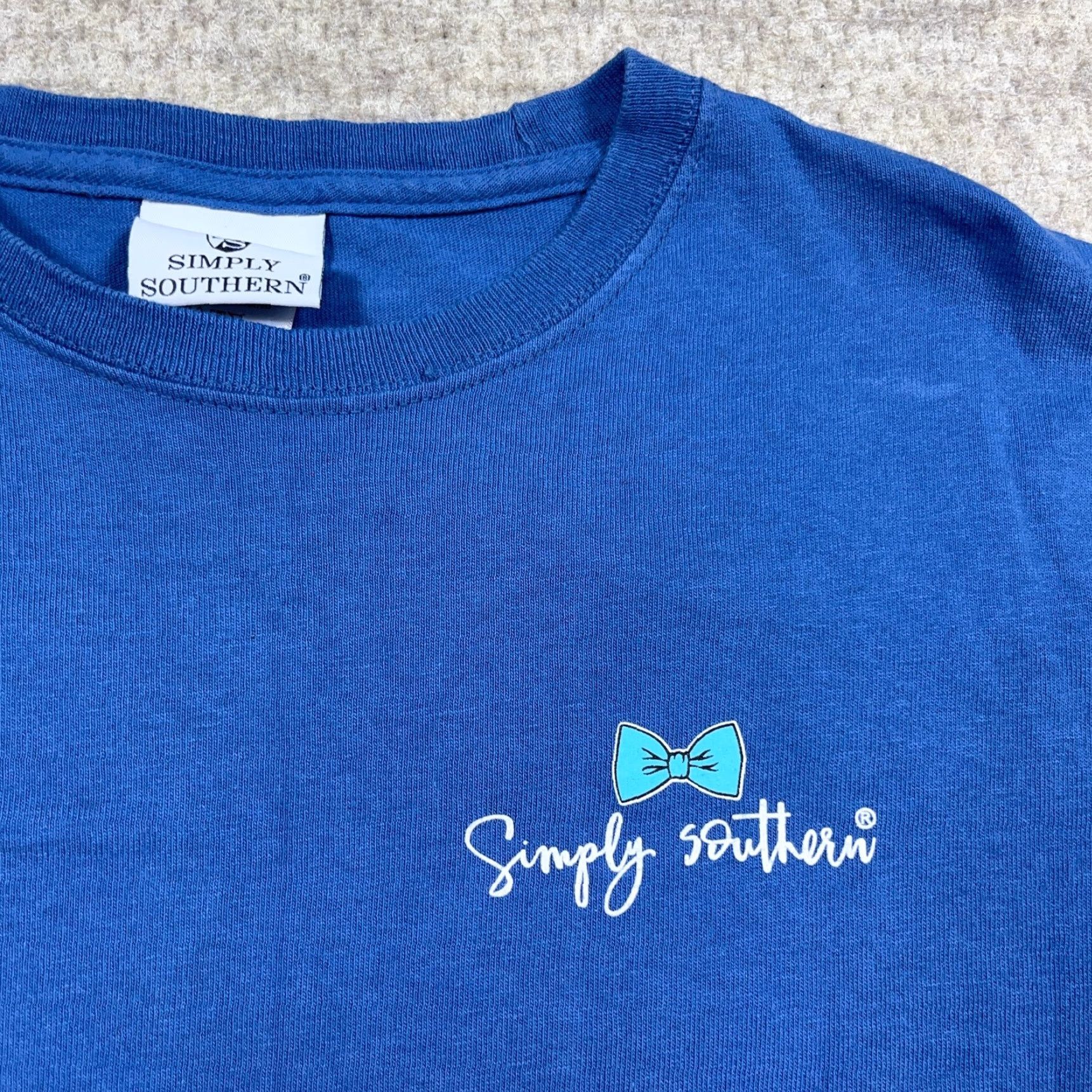 Vintage Simply Southern Shirt Women Small Blue Tee Church Christian God Religion Faith Shirt Tee Womens Size S / US 4 / IT 40 - 3 Thumbnail