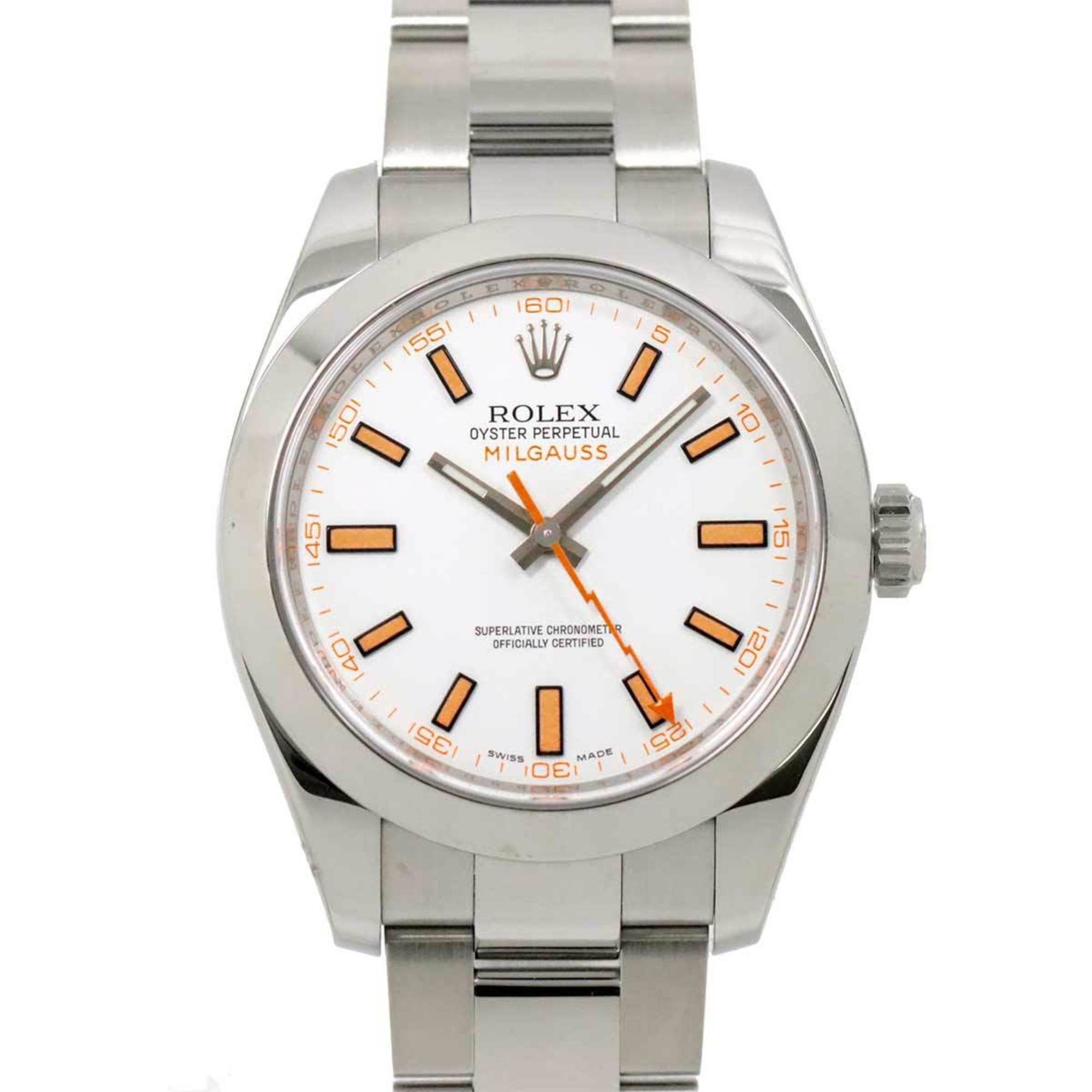 Rolex Rolex Milgauss 116400 V Roulette Men's Watch White Automatic Self-Winding Size ONE SIZE - 1 Thumbnail