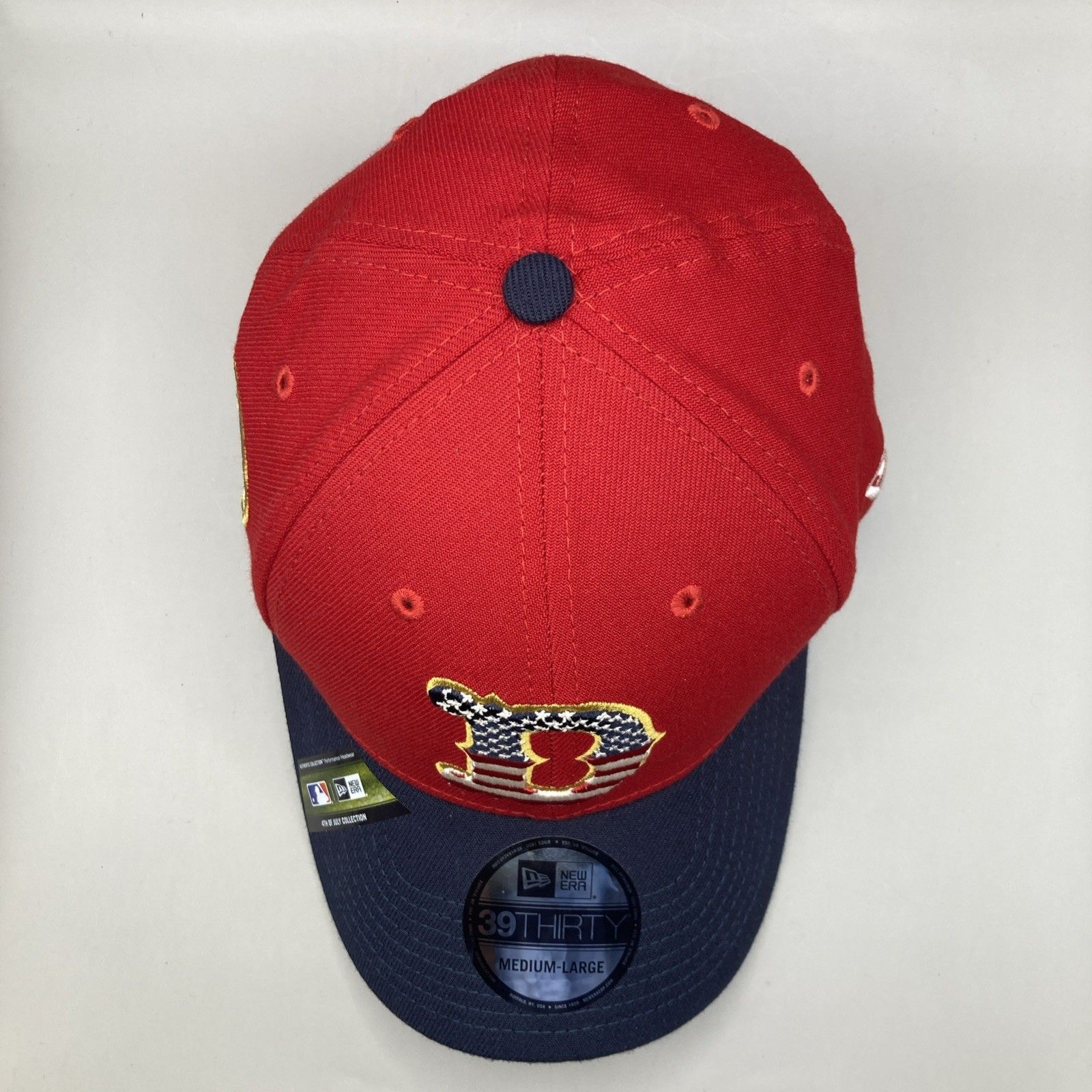 New Era MLB Detroit Tigers 2019 American July 4 Fitted 39Thirty Hat Size ONE SIZE - 4 Thumbnail