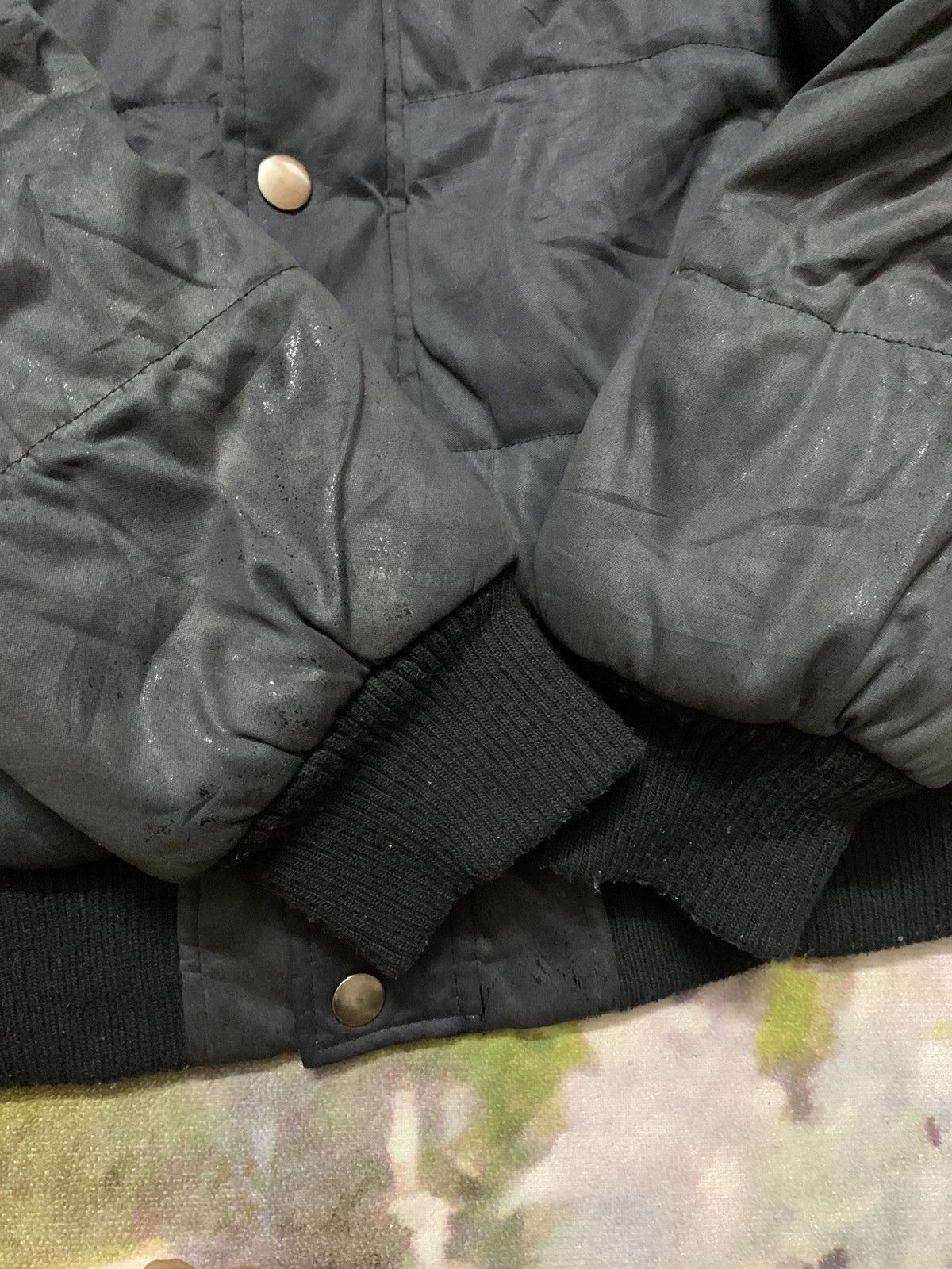 In The Attic In the Attic Apocalypse Goth Distress Puffer Jacket Size US M / EU 48-50 / 2 - 8 Thumbnail