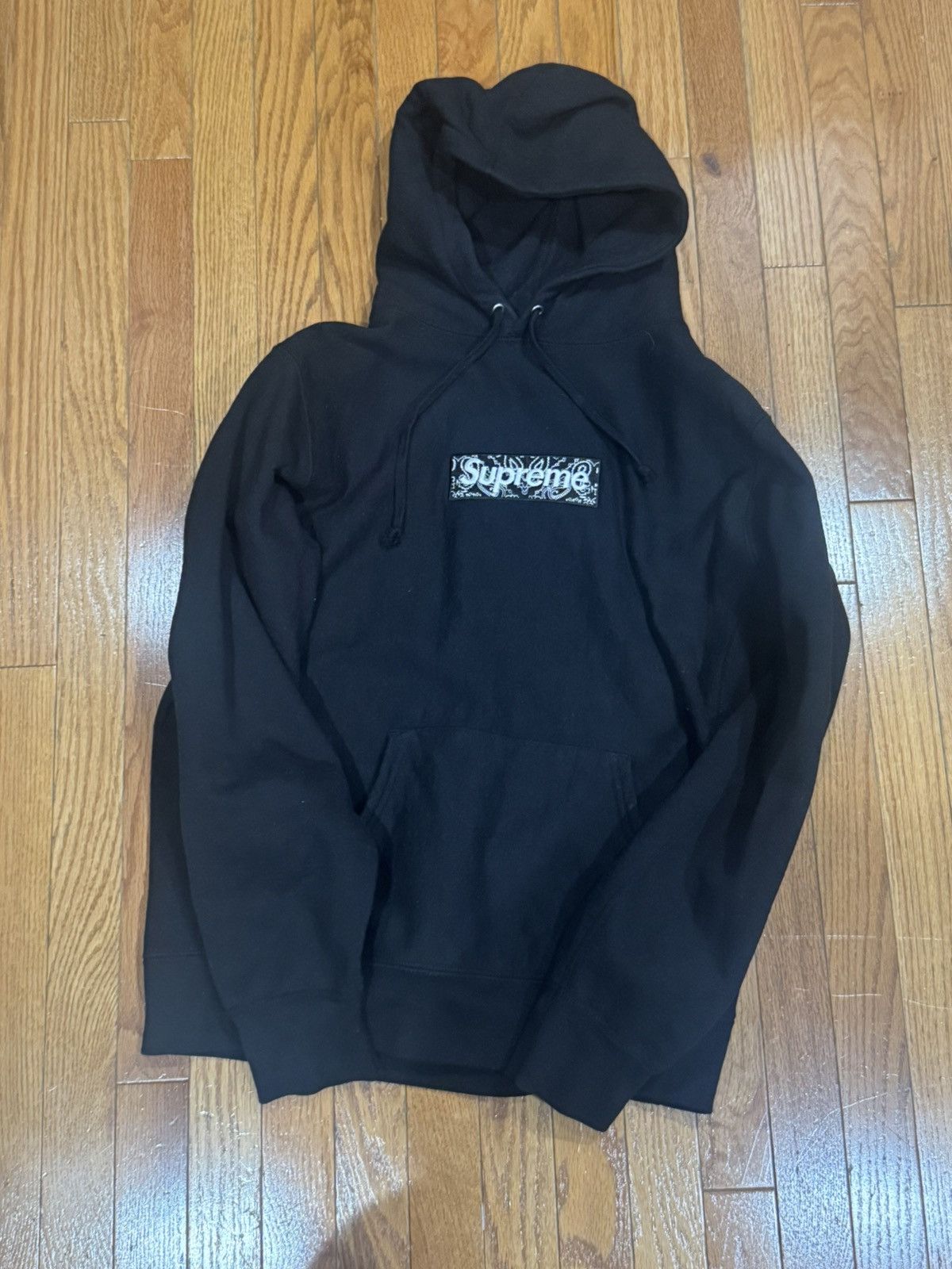Supreme Supreme Bandana Hoodie Black Size US M / EU 48-50 / 2 - 1 Thumbnail
