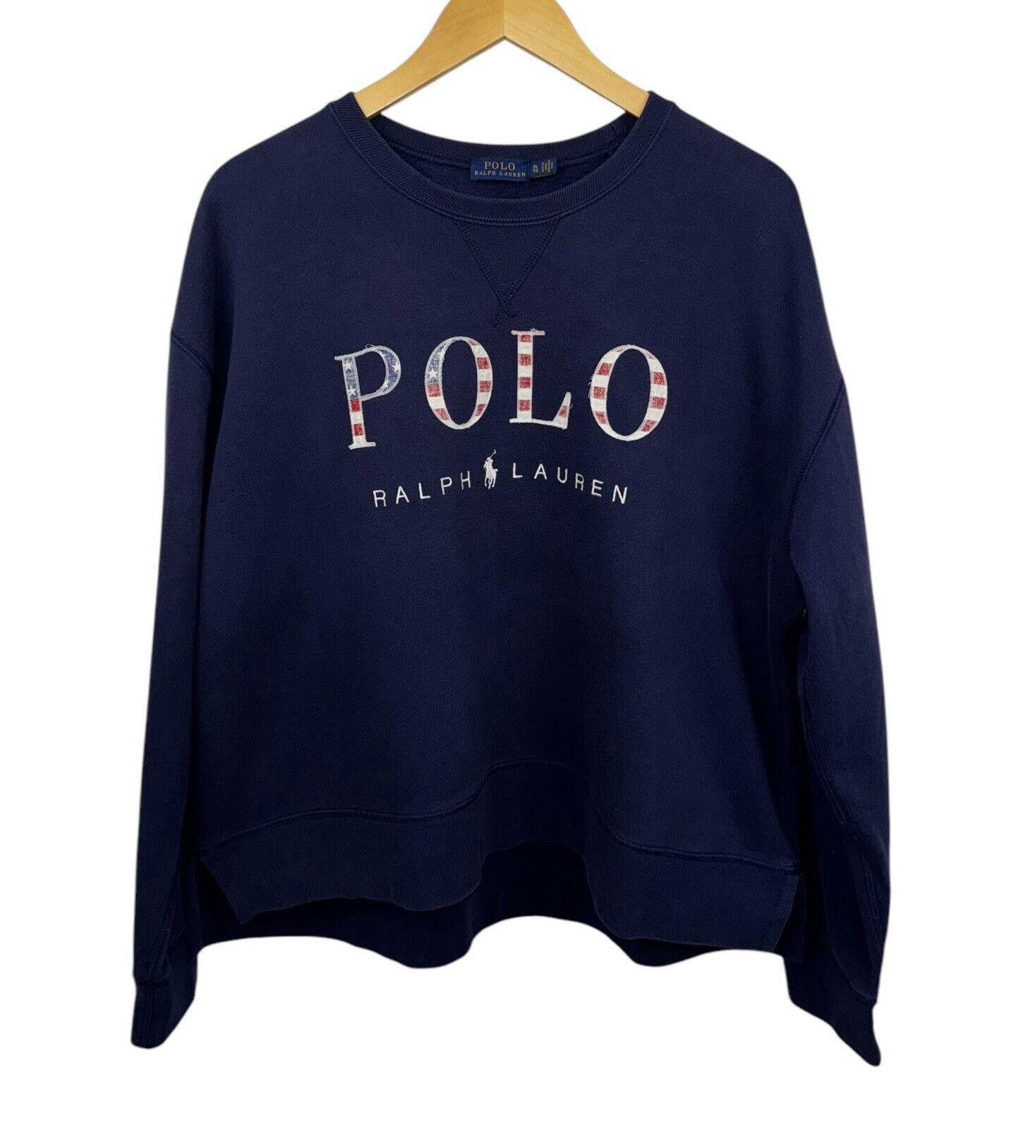 Polo Ralph Lauren Polo Ralph Lauren American Flag Crewneck Sweatshirt Sz XL Size US 36 / EU 52 - 1 Thumbnail