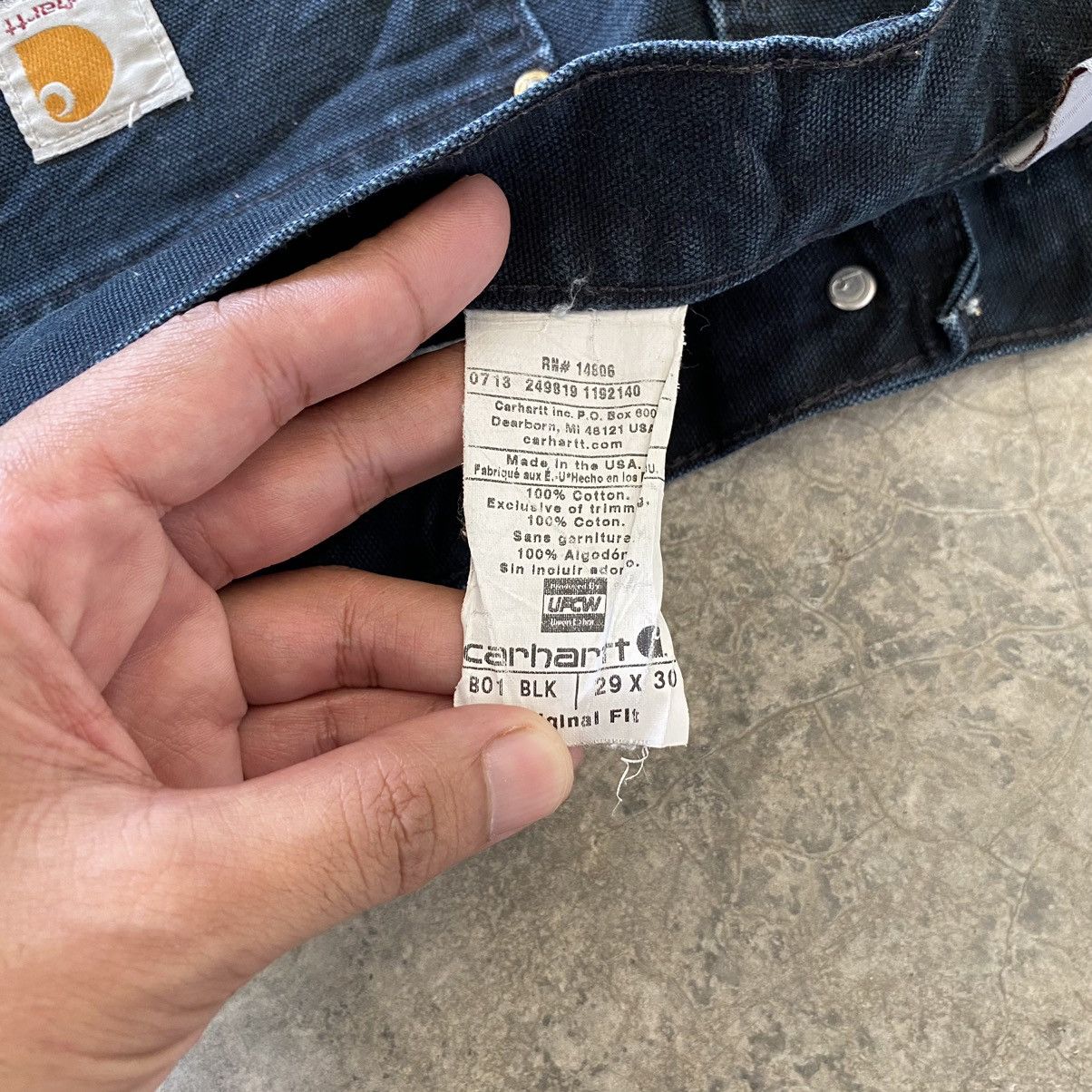 Carhartt VTG Carhartt Double Knee Splatter Carpenter Pants Size US 29 - 18 Thumbnail