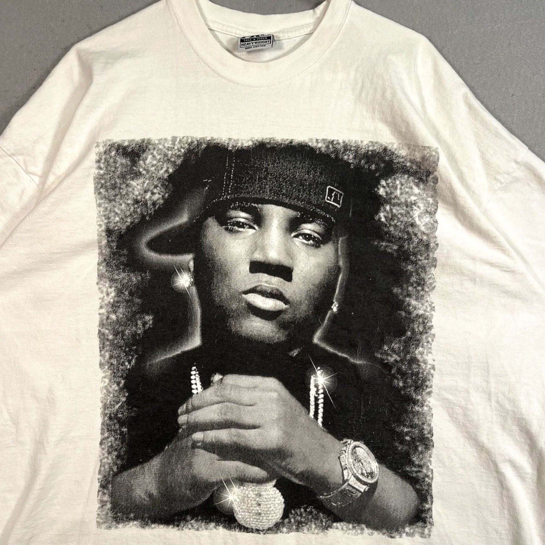 Vintage VINTAGE 2000s Young Jeezy Rap T-Shirt Men's 4XL Tall White Graphic Tee Cotton Size US XXL / EU 58 / 5 - 2 Thumbnail