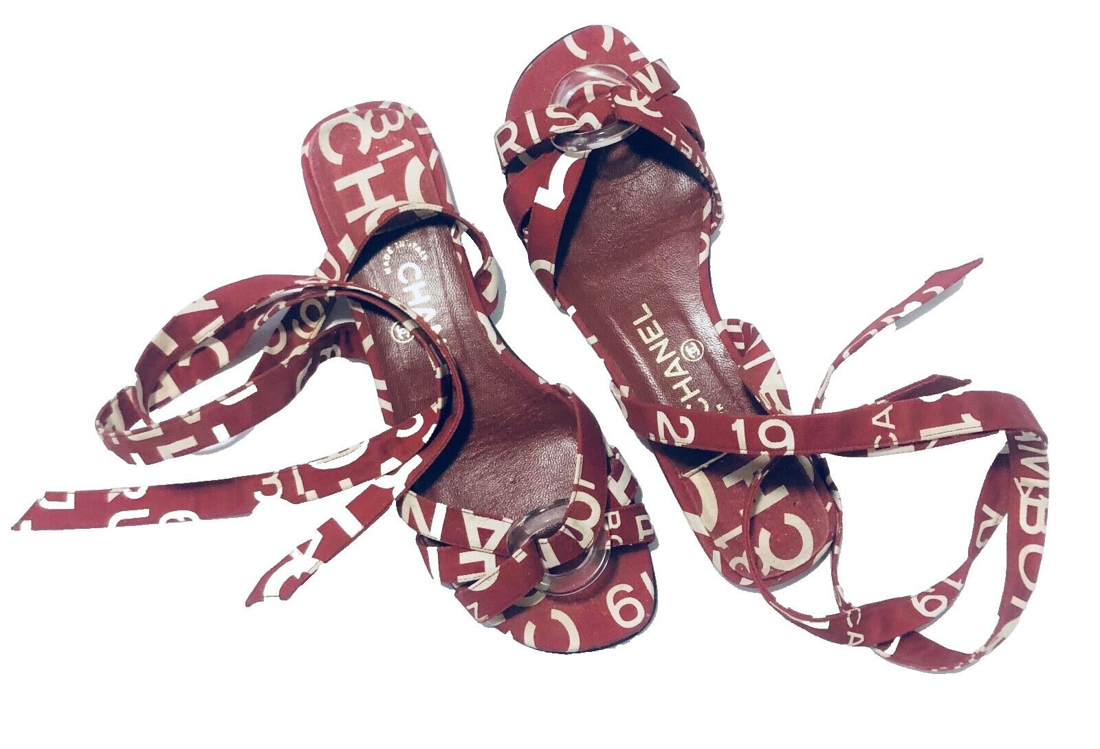 Chanel Chane 31 Rue de Cambon Vintage Sandals Size US 8.5 / IT 38.5 - 6 Thumbnail
