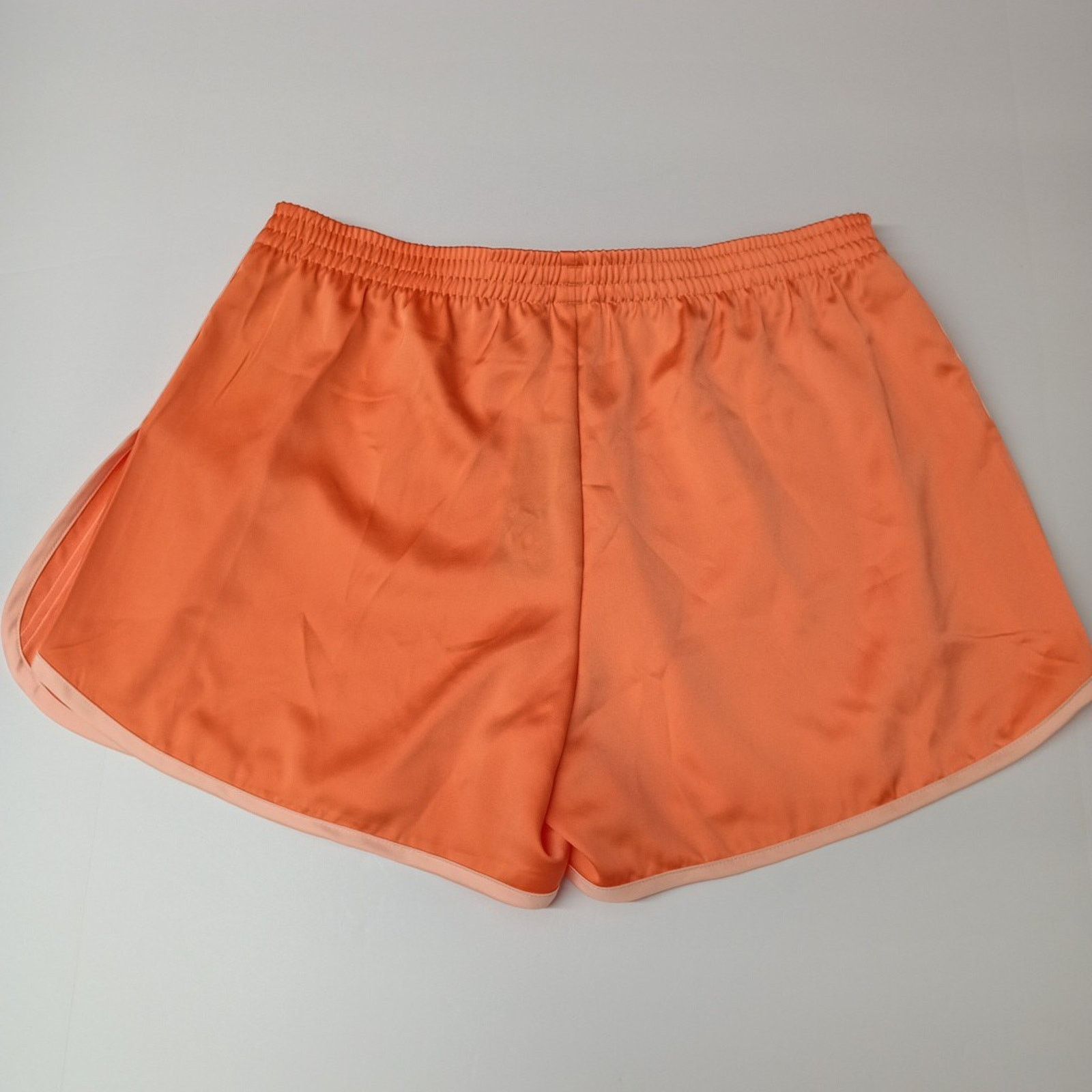 Adidas Adidas Women’s 3-Stripes Shorts Size XL Orange Pull On Size 34" / US 12 / IT 48 - 6 Thumbnail