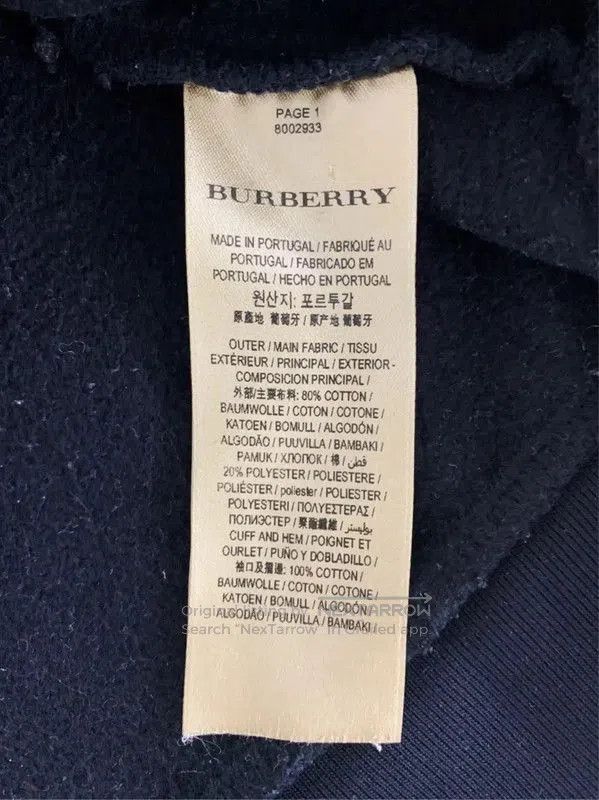 Burberry Burberry Black Cotton Men's Hoodie. Size US M / EU 48-50 / 2 - 7 Thumbnail