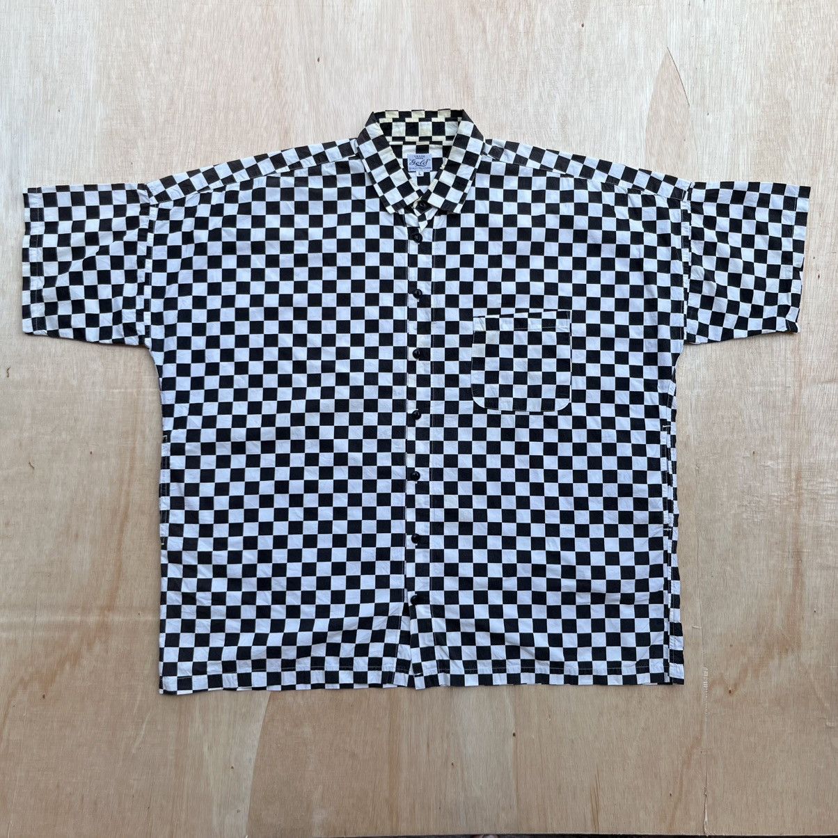The Real McCoy's × Toyo Enterprises GOLD CHECKERBOARD SHORT SLEEVE OVERSIZE with SIDE POCKET Size US L / EU 52-54 / 3 - 1 Thumbnail