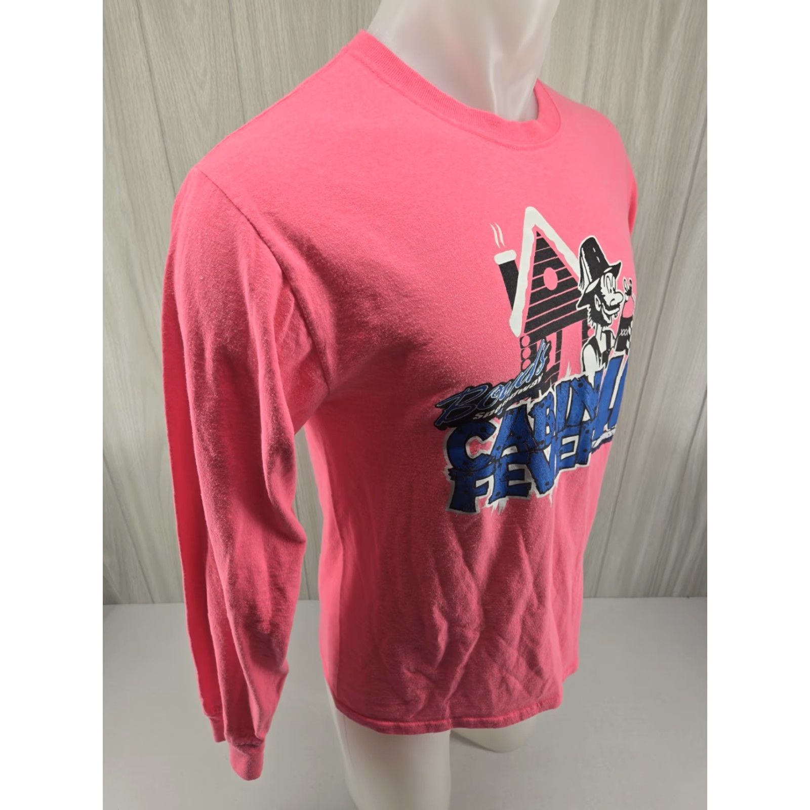 Vintage VINTAGE Boyds Speedway Ringgold Ga Cabin Fever 40 Pink L/S Shirt Size Medium Size M / US 6-8 / IT 42-44 - 7 Thumbnail