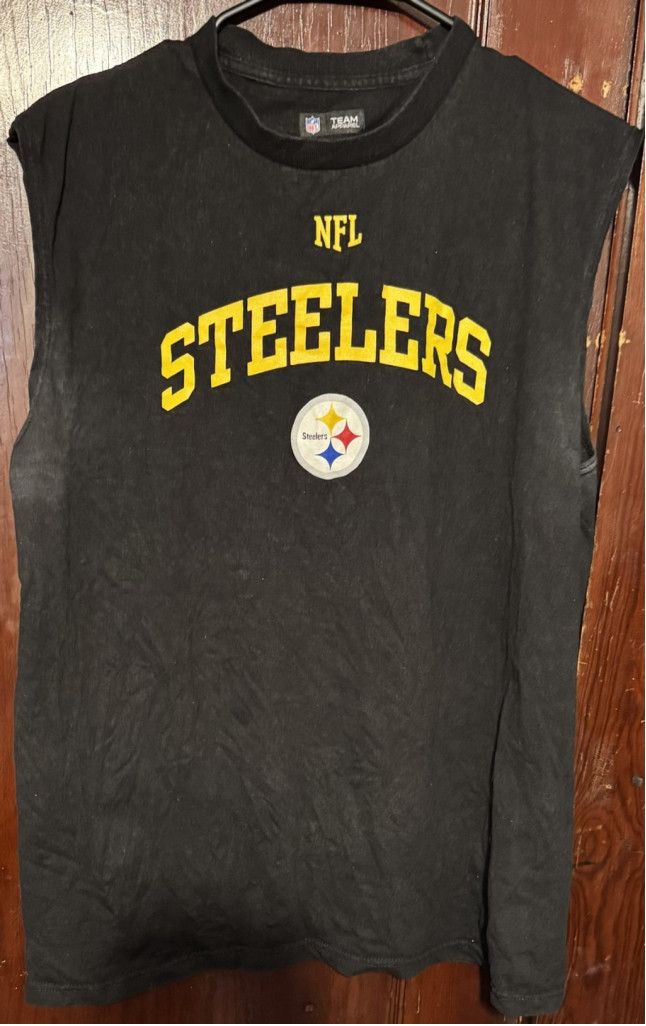 The Unbranded Brand Pittsburgh Steelers Sleeveless T-Shirt Men Size L Black Size US L / EU 52-54 / 3 - 1 Thumbnail