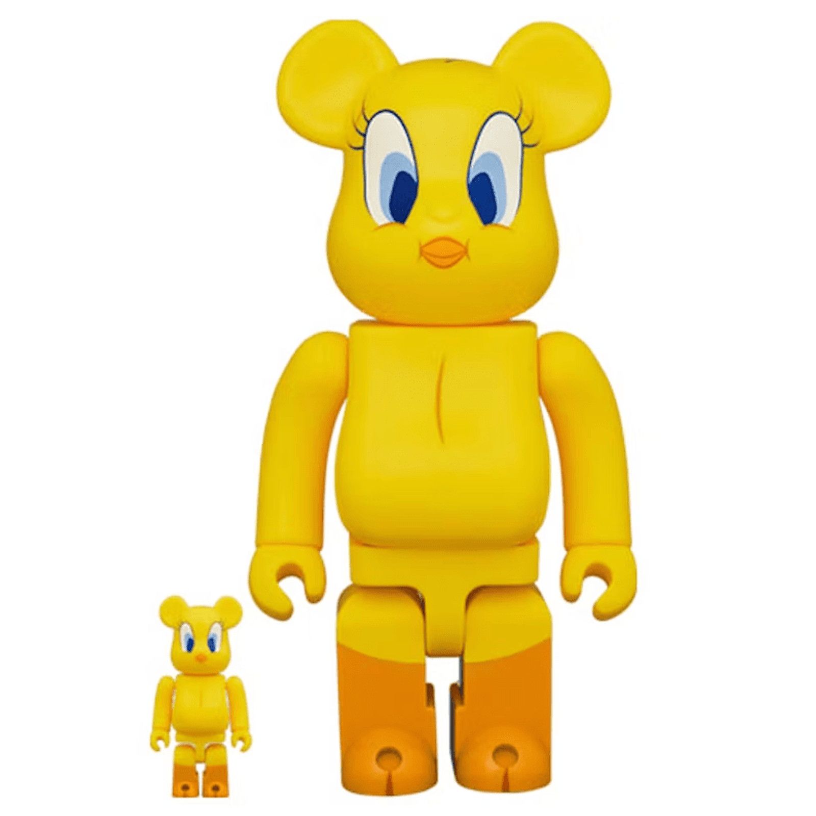 image of Medicom Bearbrick Bearbrick Tweety 100% & 400% Set, Men's