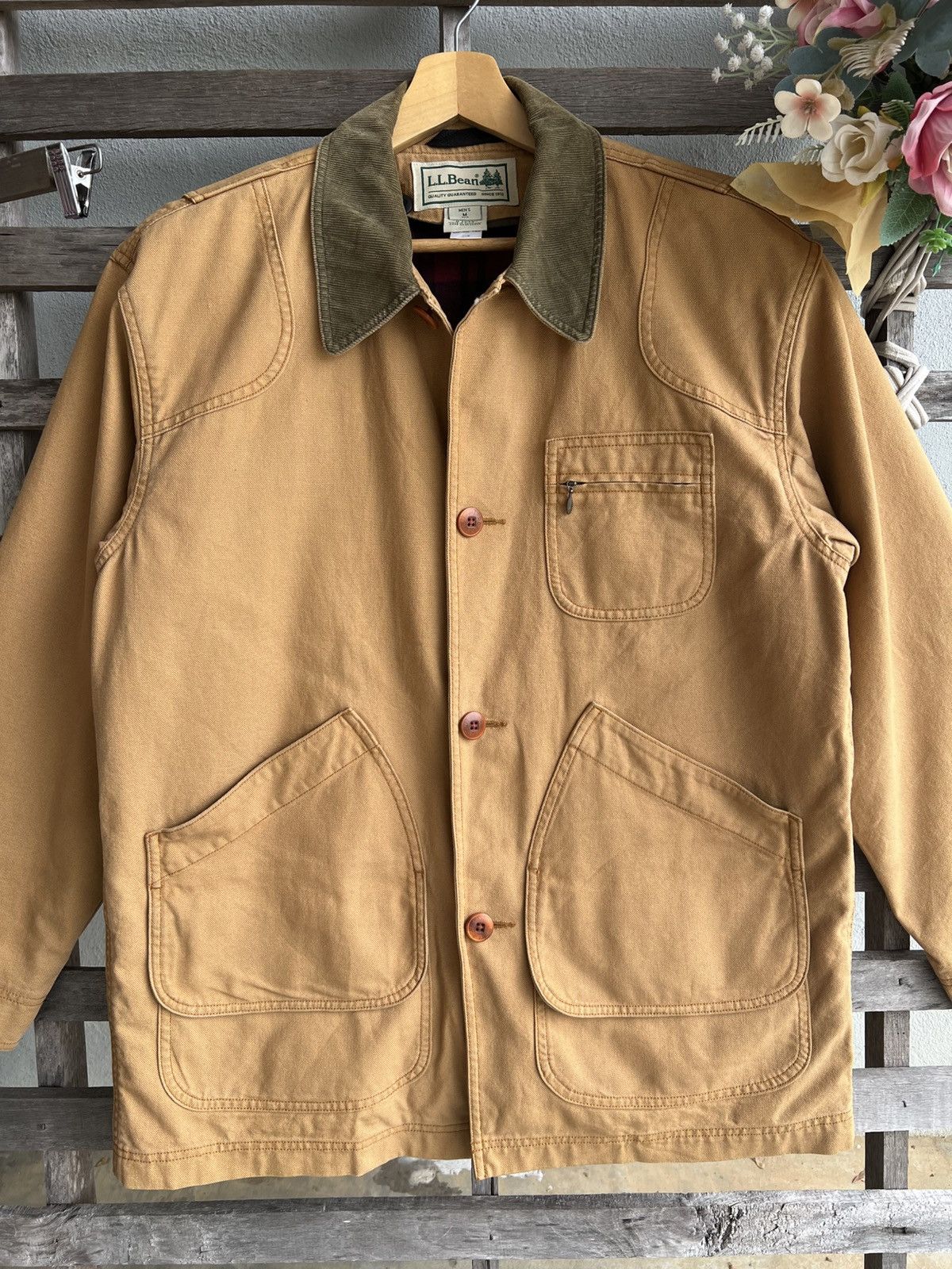 L.L. Bean Vintage 90s L.L Bean Jacket - oversizes 24.5” x 31.5” Size US M / EU 48-50 / 2 - 4 Thumbnail