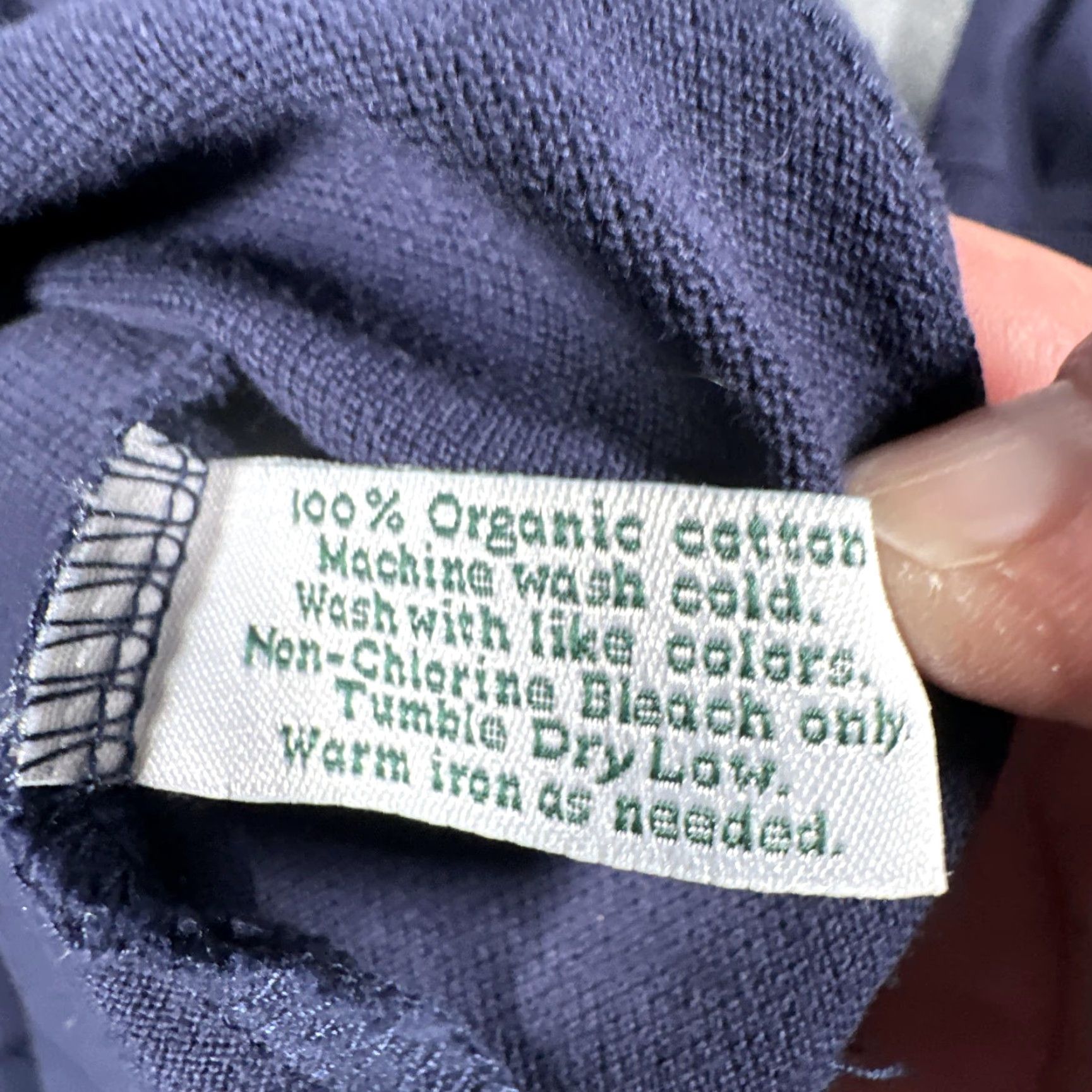 Vintage Criquet Mens Large Blue Golf Sweater Quarter Zip Mock Neck Organic Cotton Pocket Size US L / EU 52-54 / 3 - 4 Thumbnail