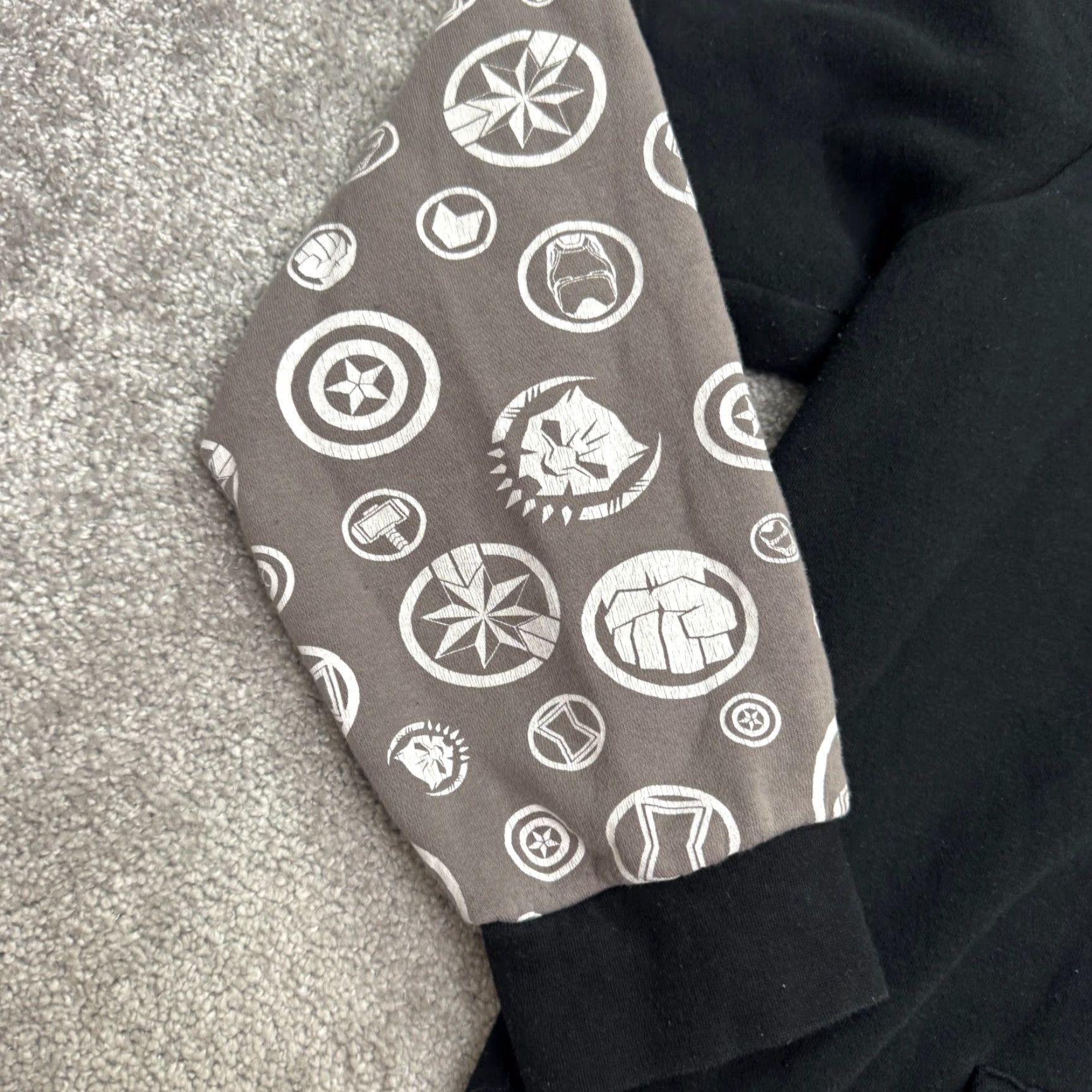 Vintage Marvel Graphic Hoodie Pullover Sweatshirt Mens XXL Black Size US XXL / EU 58 / 5 - 4 Thumbnail