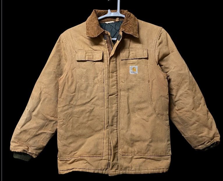 Carhartt Vintage Carhartt jacket made in Usa yellow colour Size US L / EU 52-54 / 3 - 1 Thumbnail