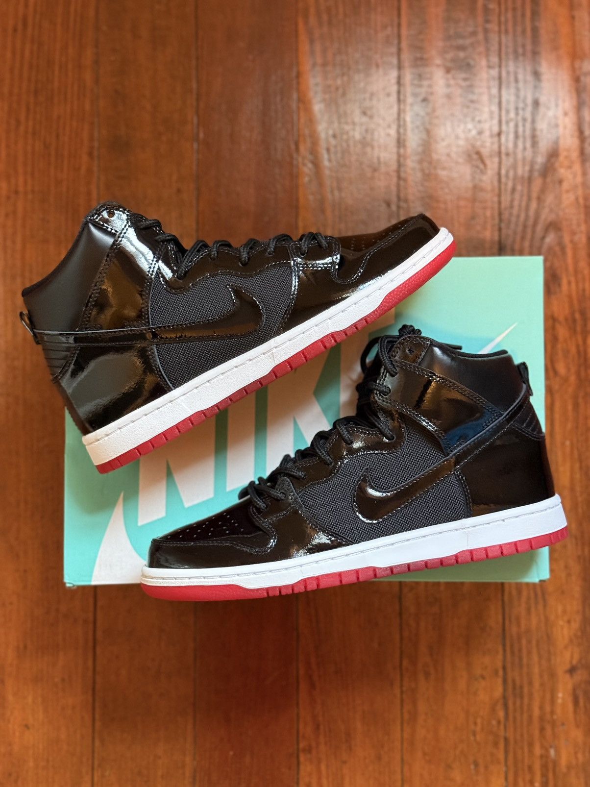 Nike Nike Dunk High SB Rivalry Pack Bred Size US 8.5 / EU 41-42 - 3 Thumbnail