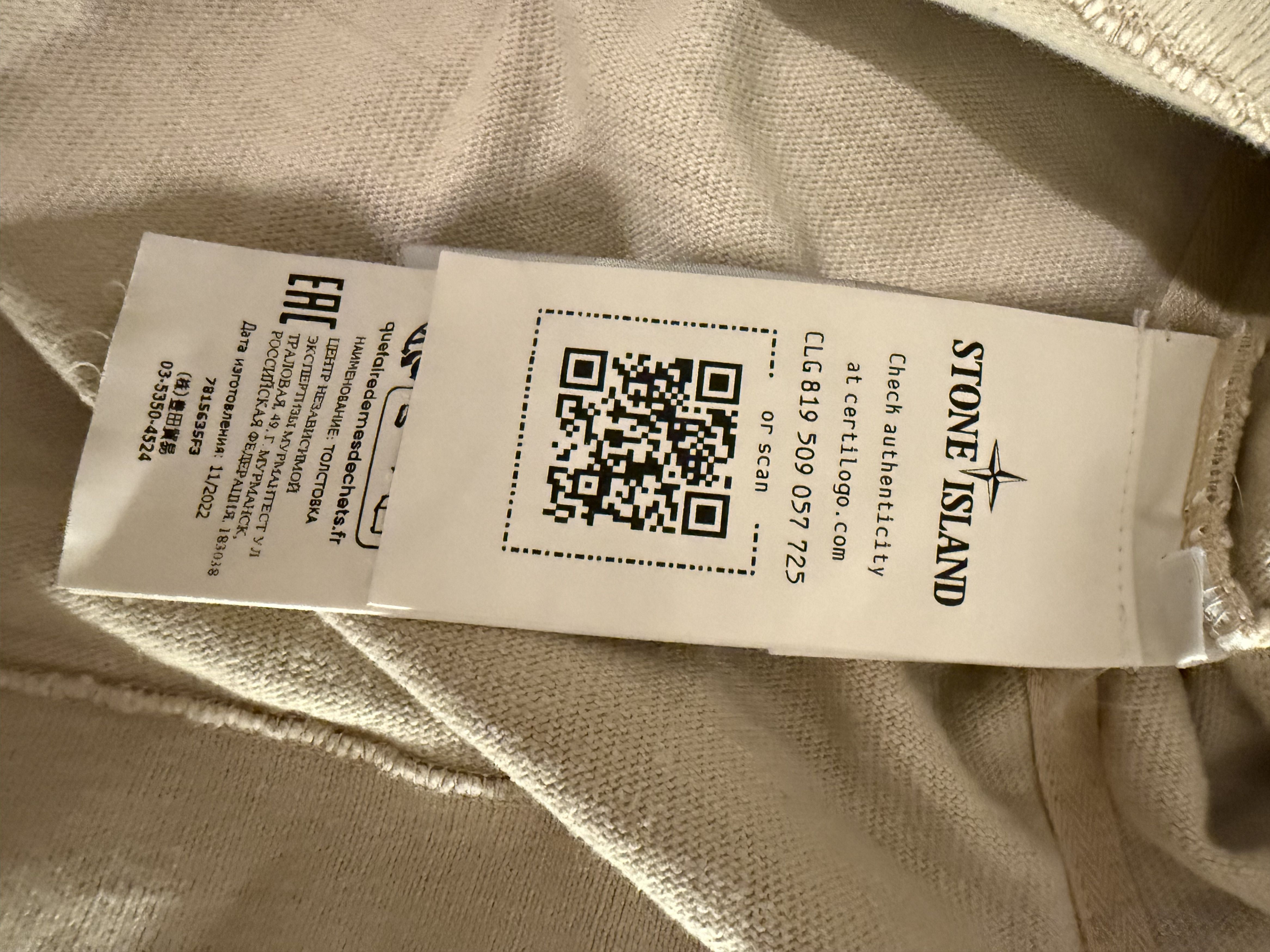 Stone Island Stone Island 635F3 GHOST - POLO SWEATSHIRT Size US XL / EU 56 / 4 - 3 Thumbnail