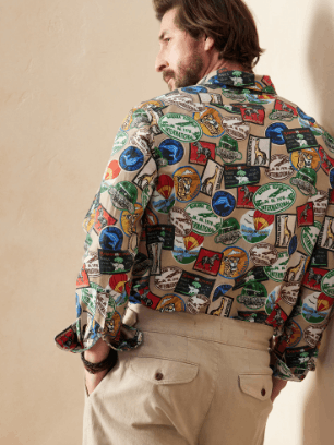 Banana Republic Banana Republic : Medium : Patchwork Expedition Shirt Size US M / EU 48-50 / 2 - 9 Thumbnail