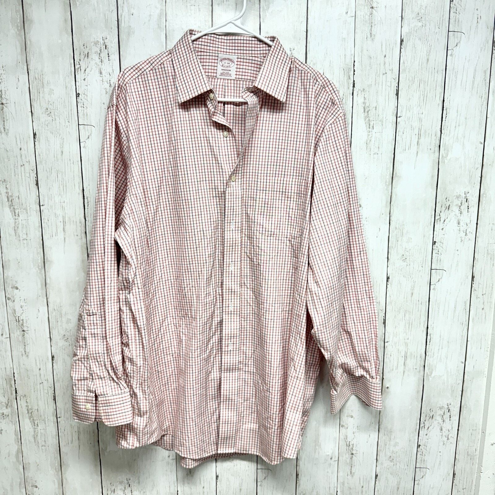 Brooks Brothers Vtg Brooks Brothers Button Down Sz 17-34 100% Supima Cotton Size US S / EU 44-46 / 1 - 1 Thumbnail