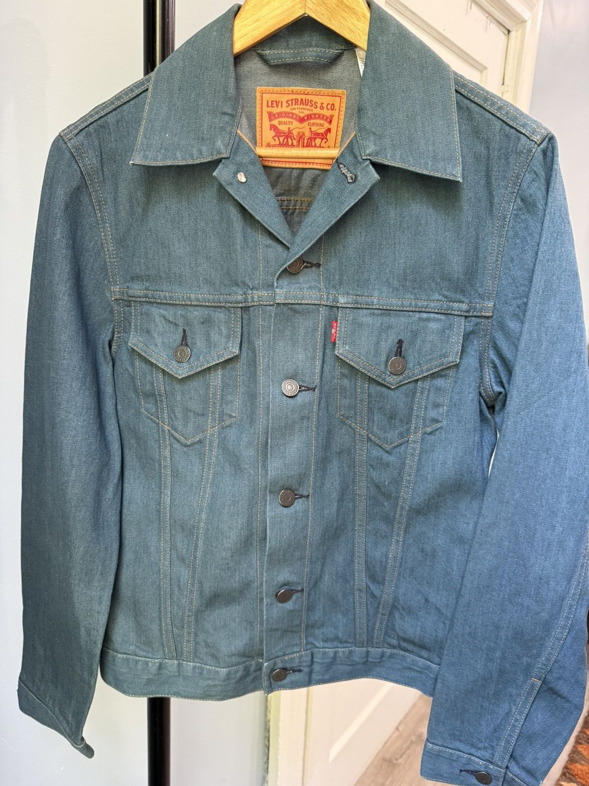 Levi's Levi’s Blue Denim Jacket Size US S / EU 44-46 / 1 - 1 Thumbnail
