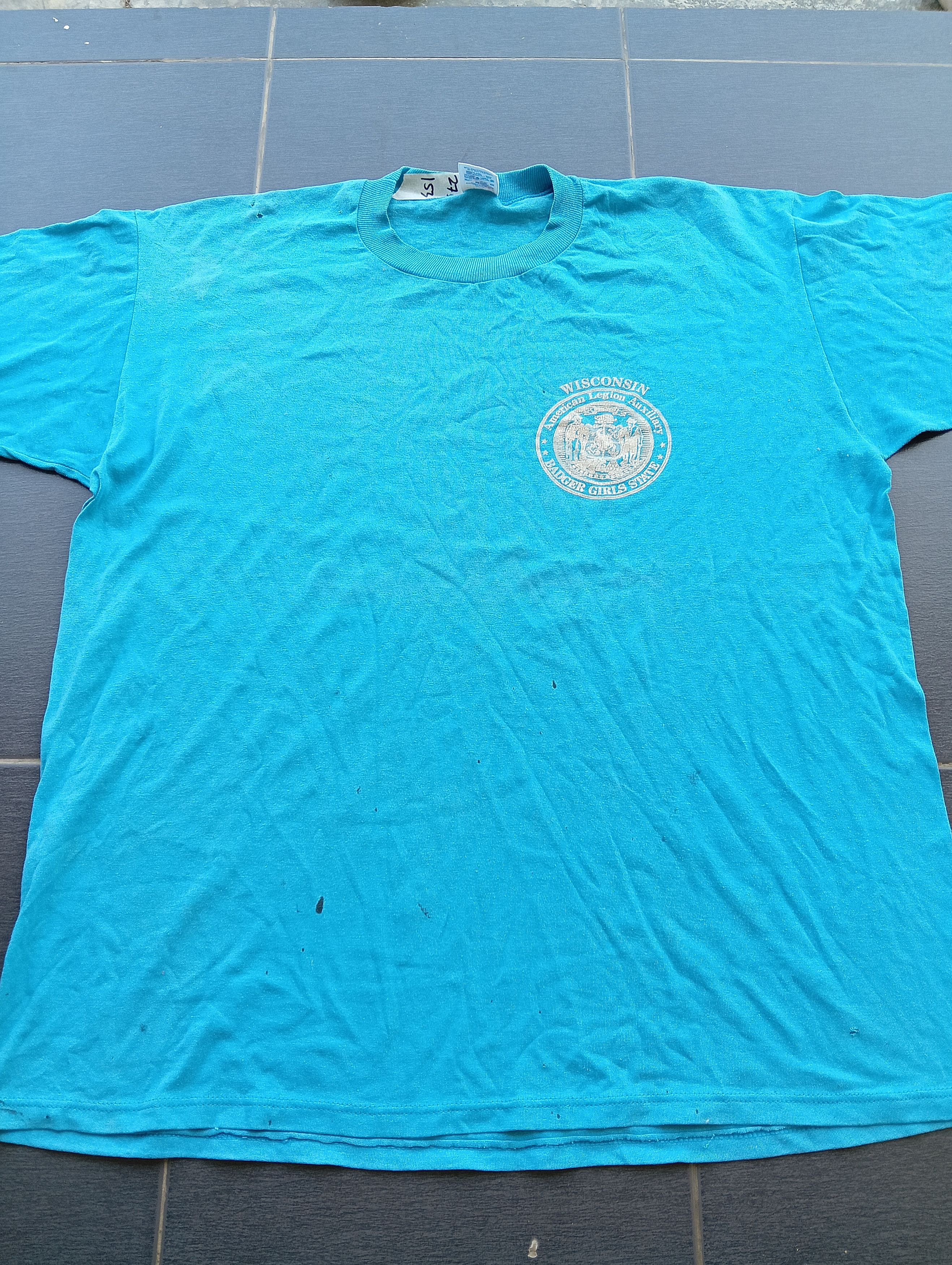 Jerzees VINTAGE WINCONSIN TEE Size US XL / EU 56 / 4 - 2 Thumbnail