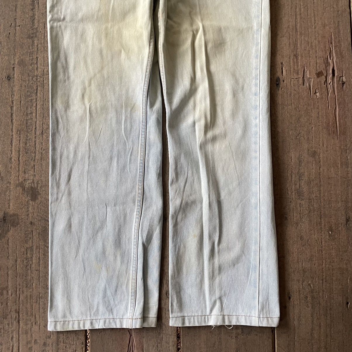 Levi's 🔥Vintage Levis 805 Orange Tab Washed Ripped Distress Jeans Size US 35 - 3 Thumbnail
