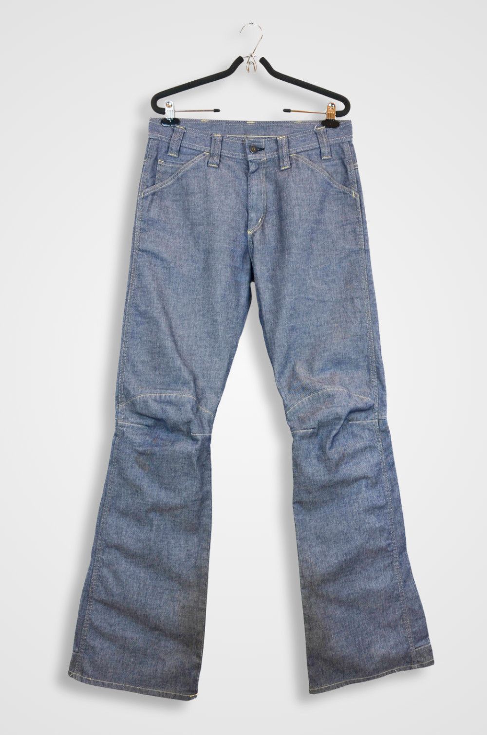 G-Star G-Star RAW Flared Denim Jeans w Knee Panels 33x36 Size US 33 - 1 Thumbnail