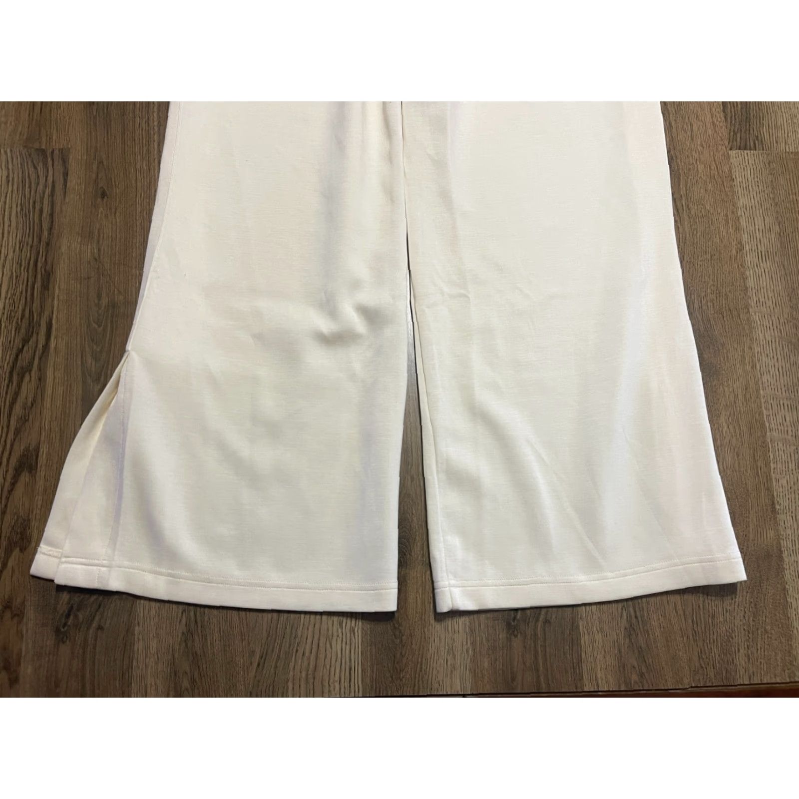 Vintage 89th & Madison Pants Women Sweatpants, Size M, White, Elastic Waist, Casual, Regular Fit, Inseam 28 in, 89th & Madison Size 32" / US 10 / IT 46 - 4 Thumbnail