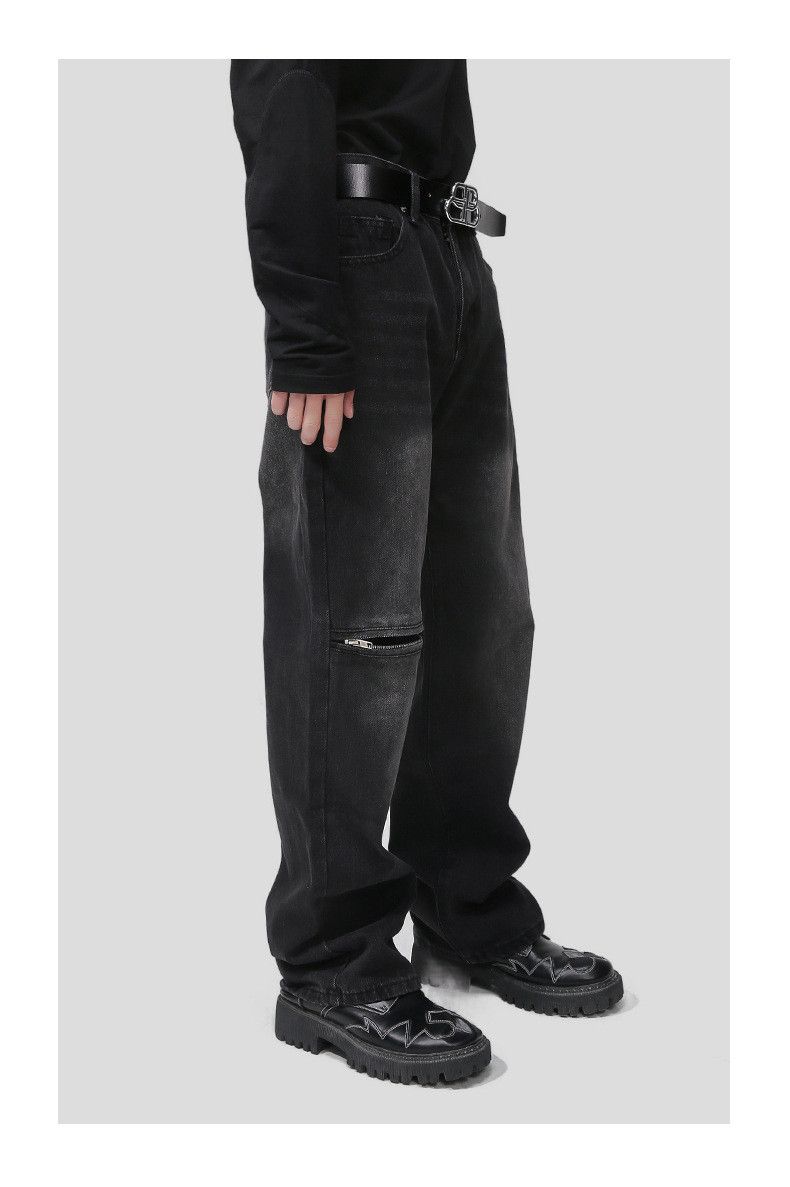 Japanese Brand Trendy street washed high street loose ripped jeans Size US 32 / EU 48 - 4 Thumbnail