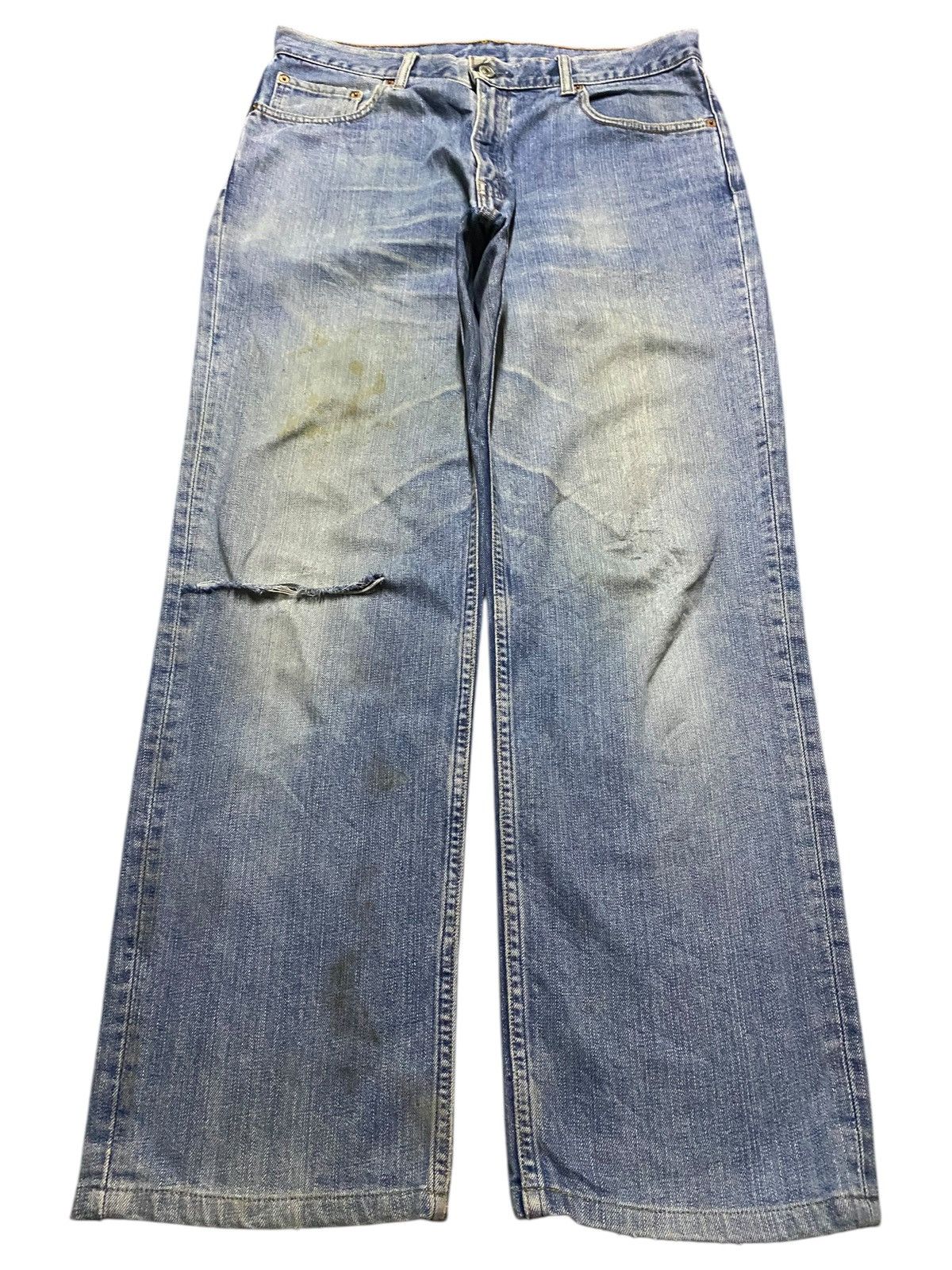 Levi's Vintage Levis 533 Rusty Ripped Baggy Jeans Size US 34 / EU 50 - 1 Thumbnail