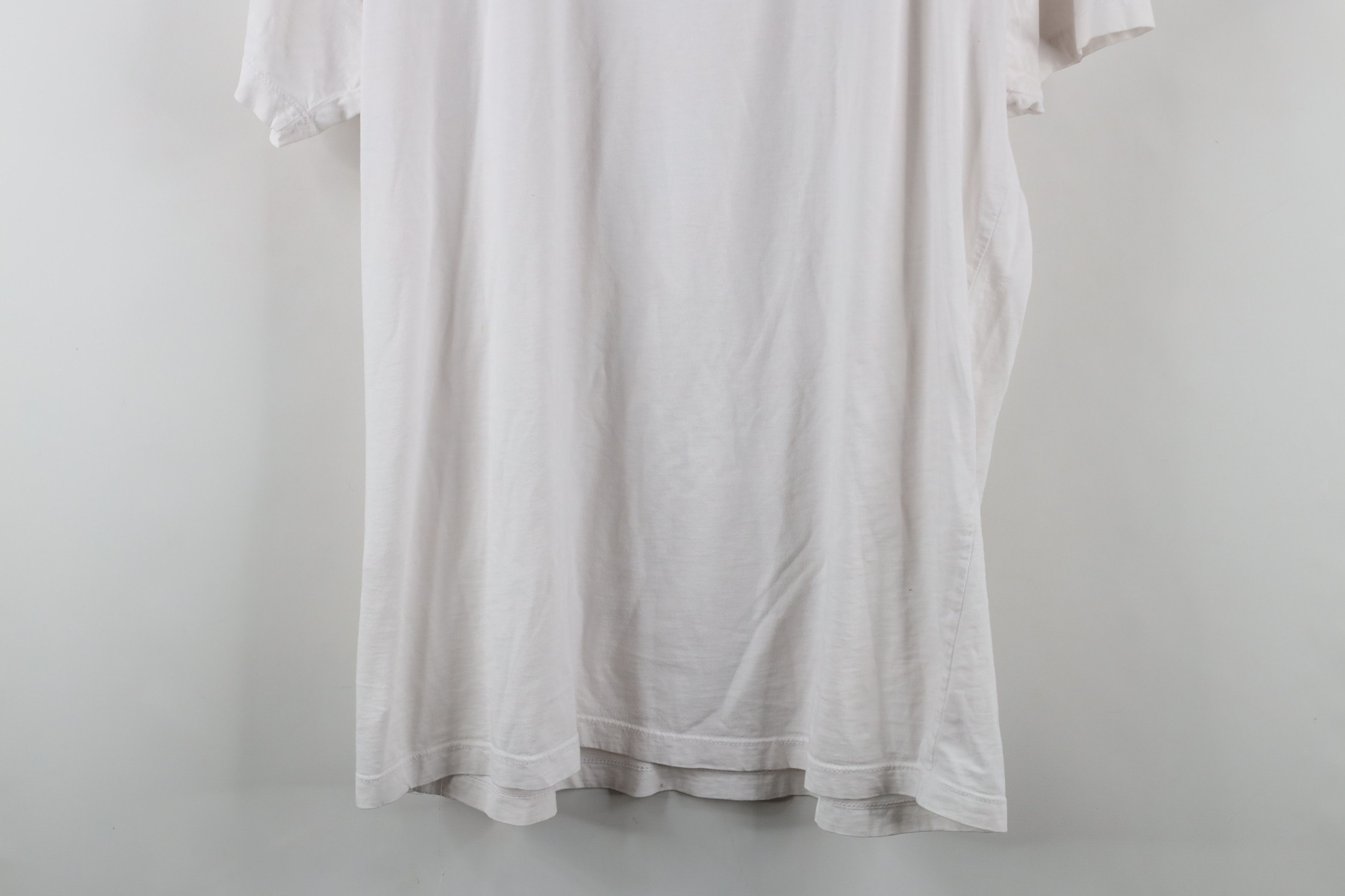Vintage Vintage 90s Streetwear Short Sleeve T-Shirt White Cotton USA Size US XL / EU 56 / 4 - 12 Thumbnail