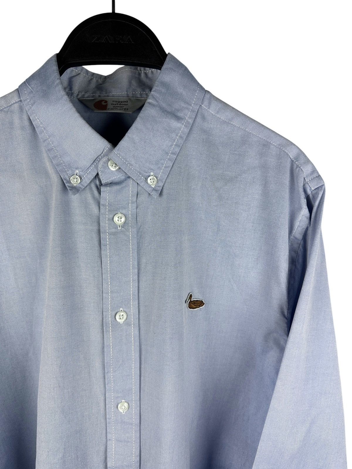 Carhartt 🦆 Vintage Carhartt Duck Shirt Long Slevee Button Down Size US M / EU 48-50 / 2 - 3 Thumbnail