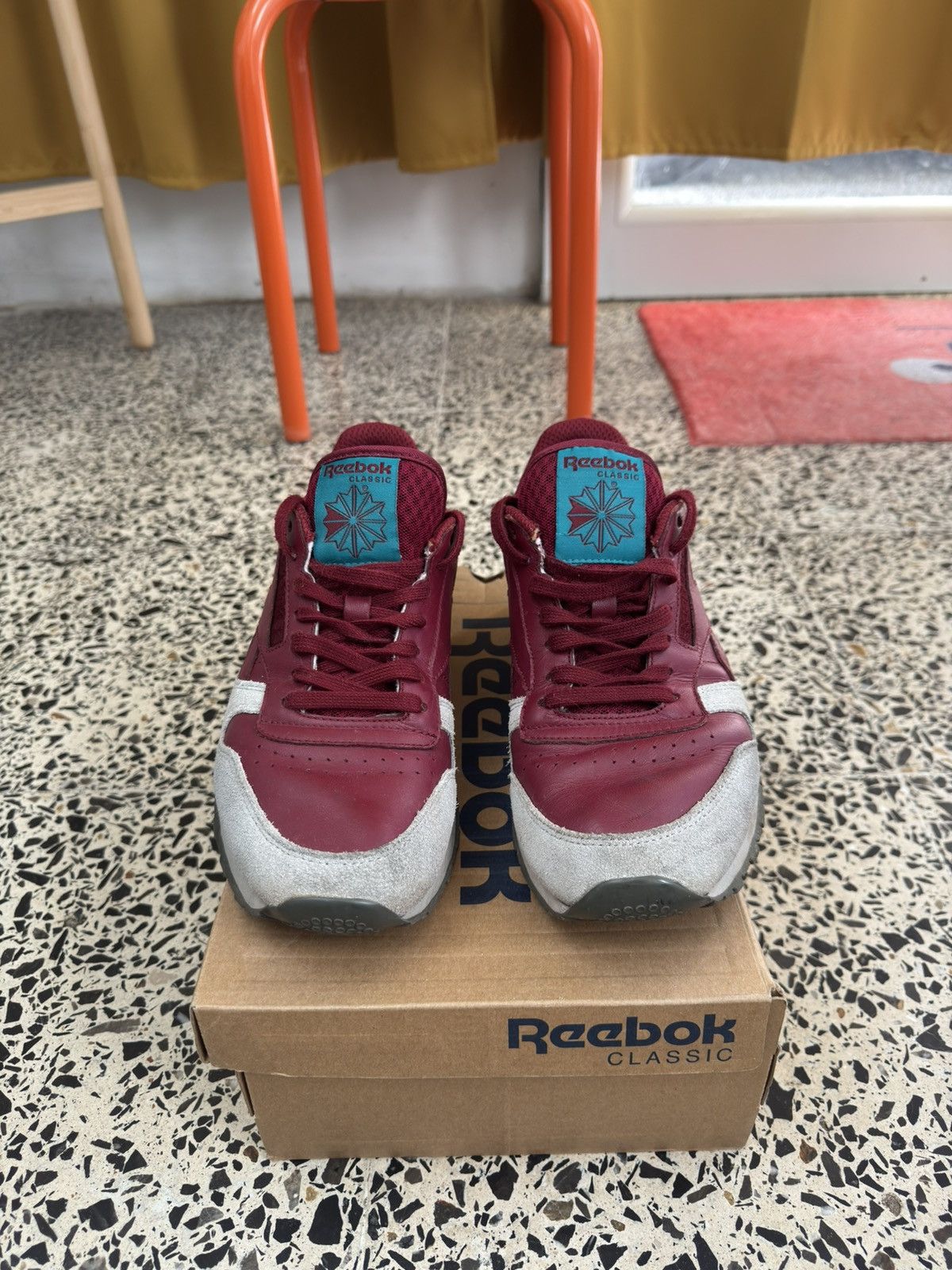Other Reebok Classic Leather Burgundy Cloud Grey - BD4413 Size US 8 / EU 41 - 2 Thumbnail