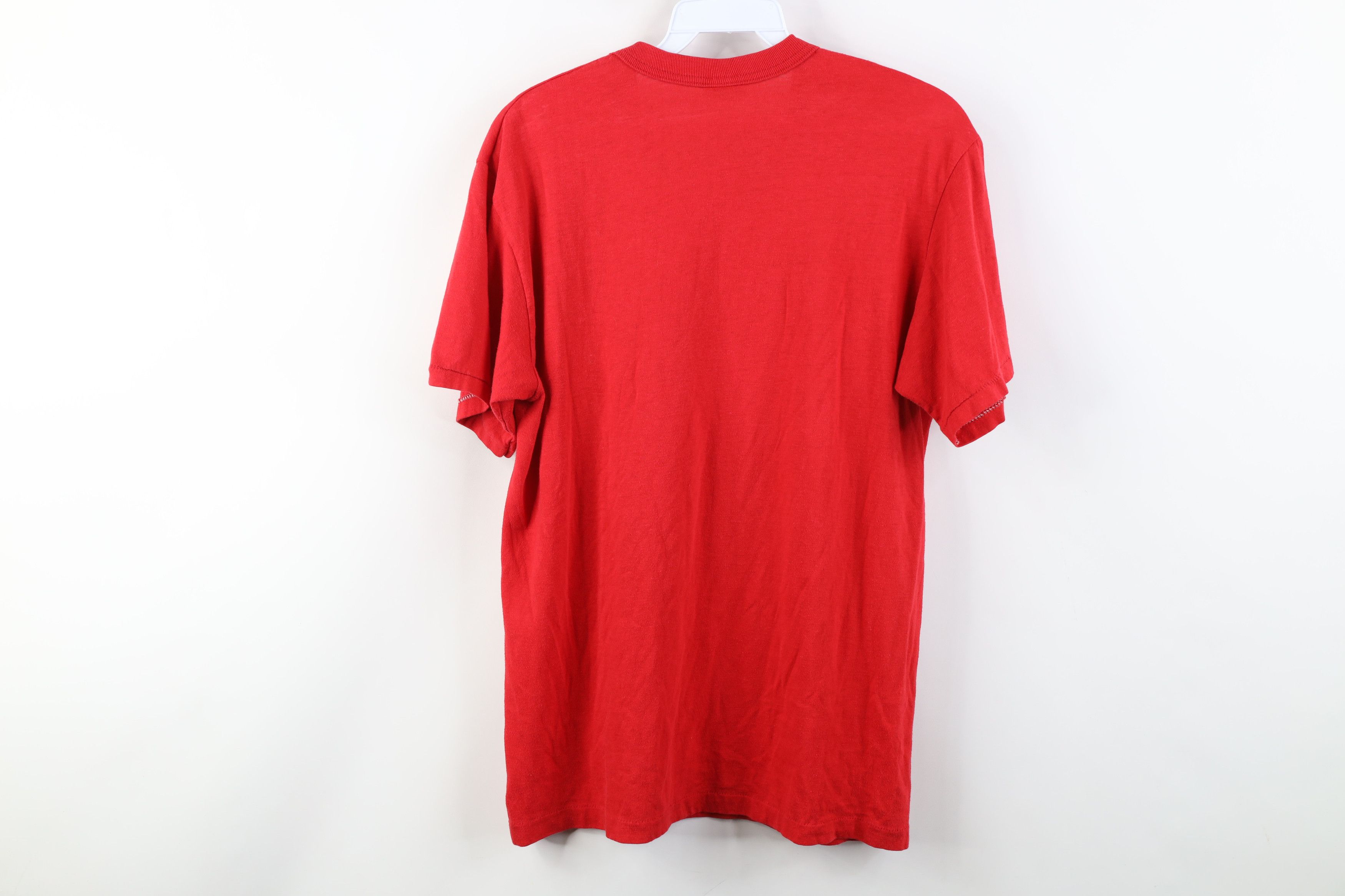 Vintage Vintage 80s Coca Cola 100 Year Anniversary T-Shirt Red USA Size L / US 10 / IT 46 - 12 Thumbnail