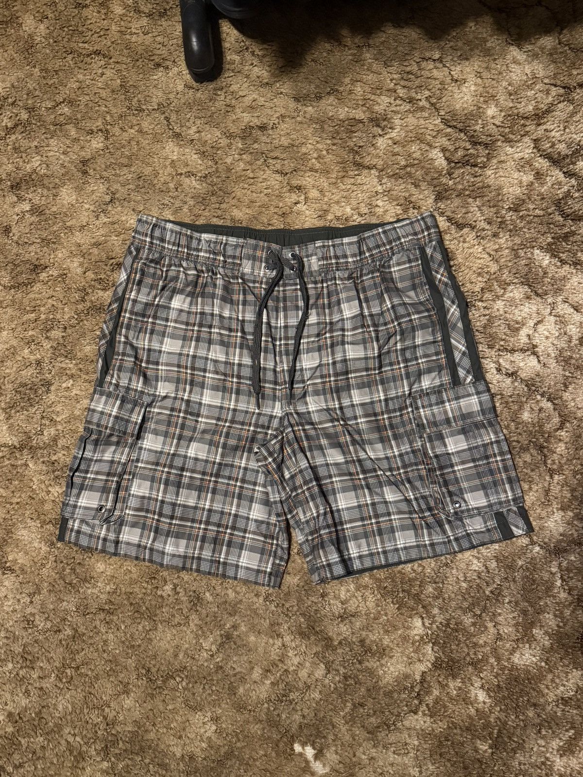 Mossimo Vintage Y2K Mossimo Plaid Cargo Shorts XLarge Size US 40 / EU 56 - 1 Thumbnail
