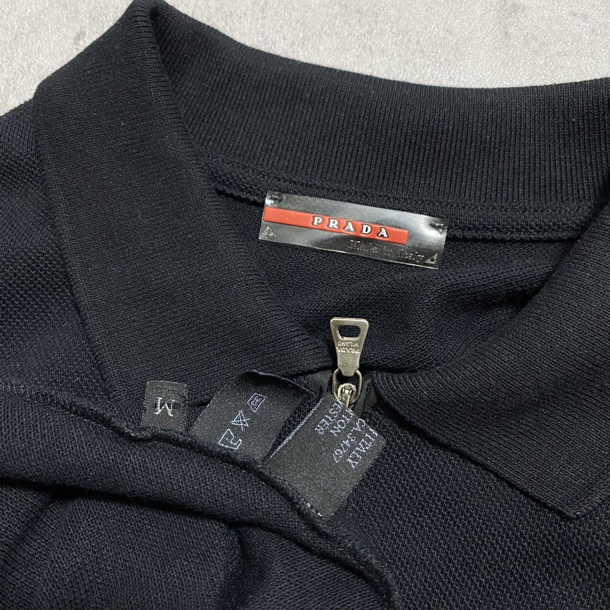 Prada VINTAGE PRADA QZIP POLO SHIRT Size US M / EU 48-50 / 2 - 5 Thumbnail