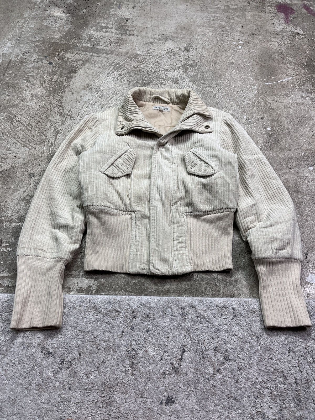 Vintage BOXY TERRANOVA VINTAGE CORDUROY JACKET - LOT № 2268 Size S / US 4 / IT 40 - 1 Thumbnail