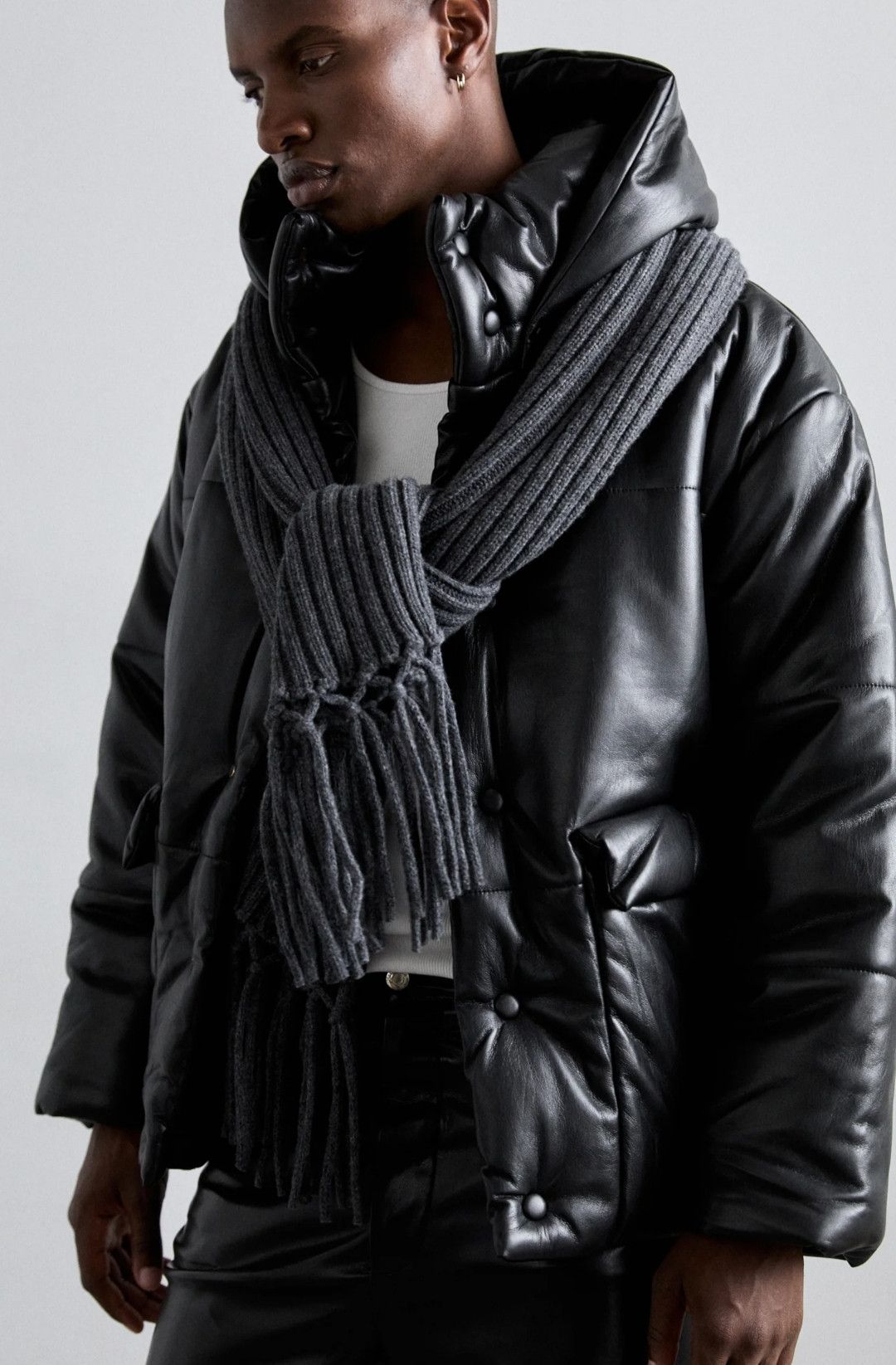 Nanushka Nanushka High-Neck Hooded Puffer Jacket - size S Size US S / EU 44-46 / 1 - 2 Thumbnail