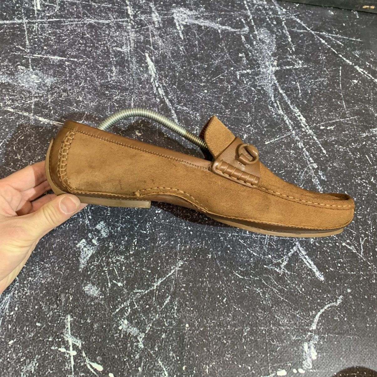 Gucci × Vintage Vintage Gucci Moccasin Suede Loafers Size 43.5 Size US 8.5 / EU 41-42 - 9 Thumbnail