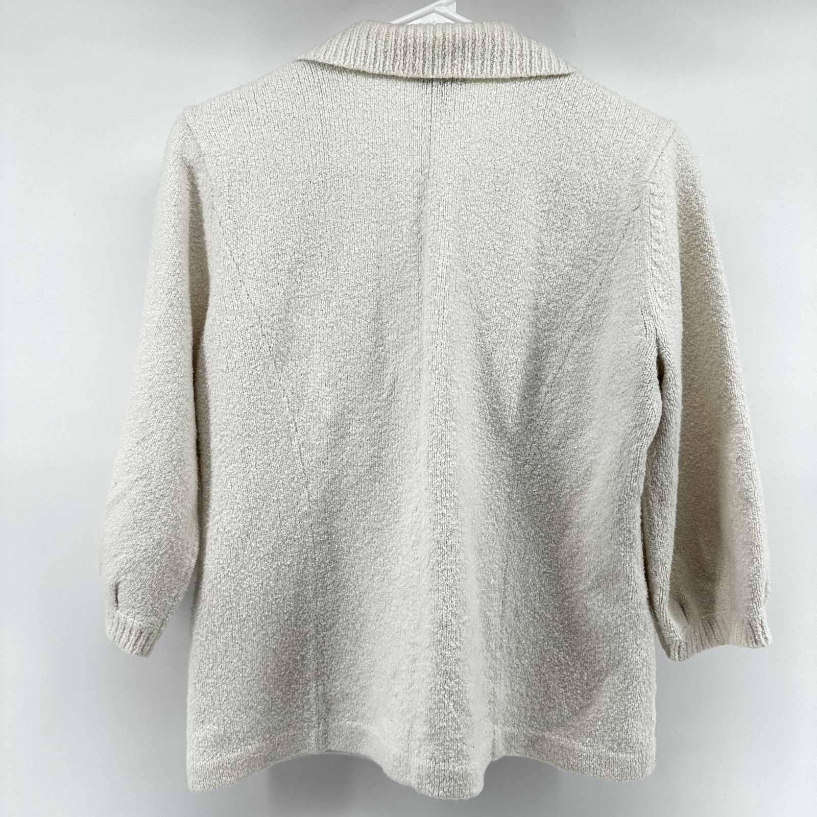 J. Jill J. Jill Button Down Cardigan 3/4 Sleeve Pockets Stretch M Size M / US 6-8 / IT 42-44 - 6 Thumbnail
